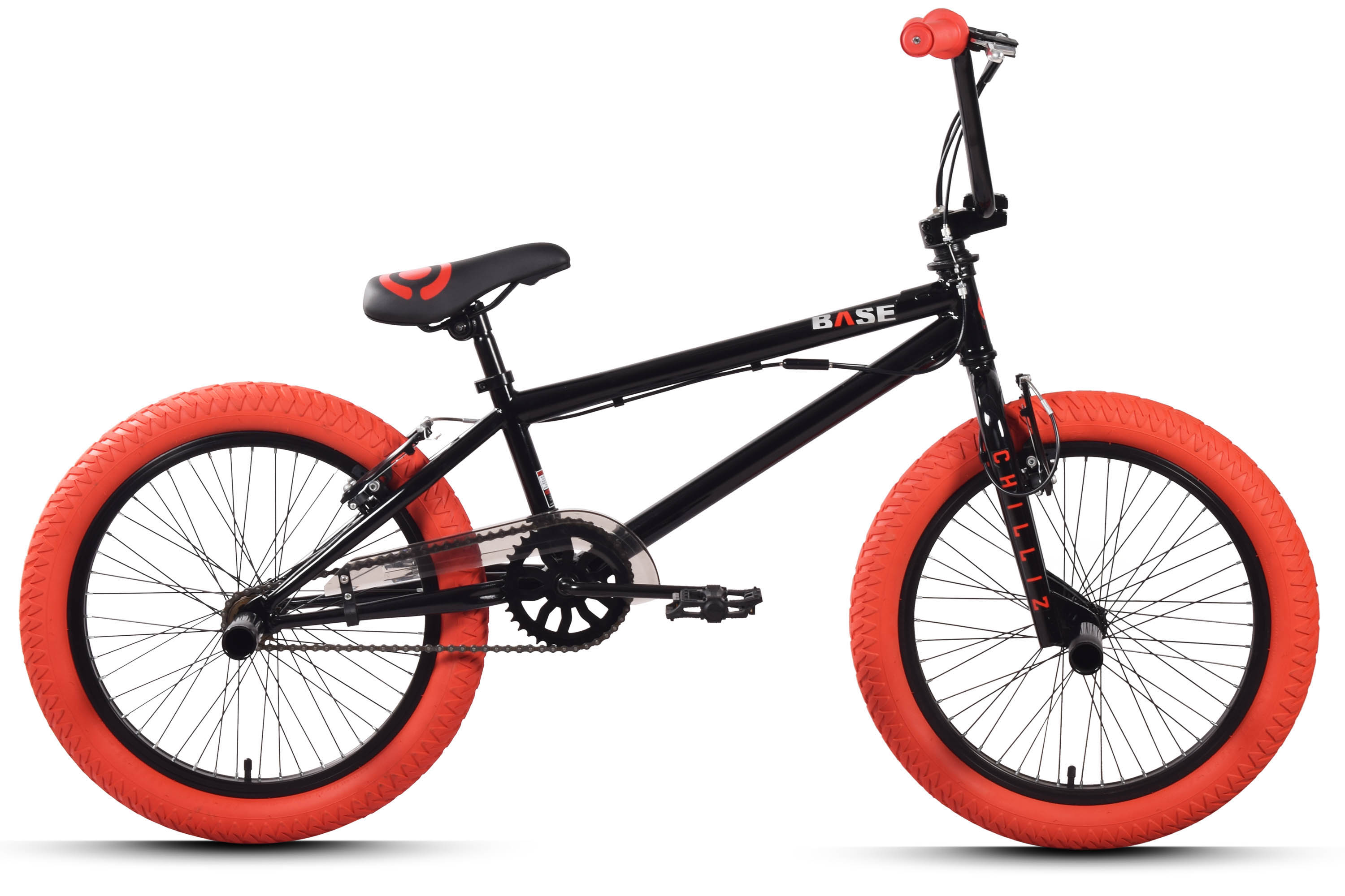 CHILLIZ BMX Freestyle 20 inch XB.01 black-red kids adults V-brake