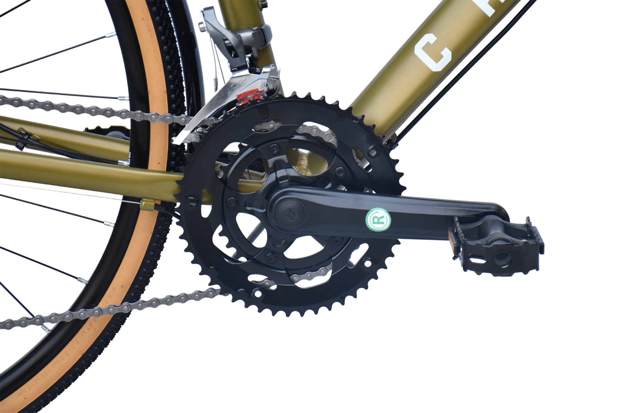 CHILLIZ Gravelbike 28 Zoll GL.09 gr&uuml;n Rahmenh&ouml;he 57 cm 16 G&auml;nge mech. Scheibenbremse Schutzbleche – Bild 4