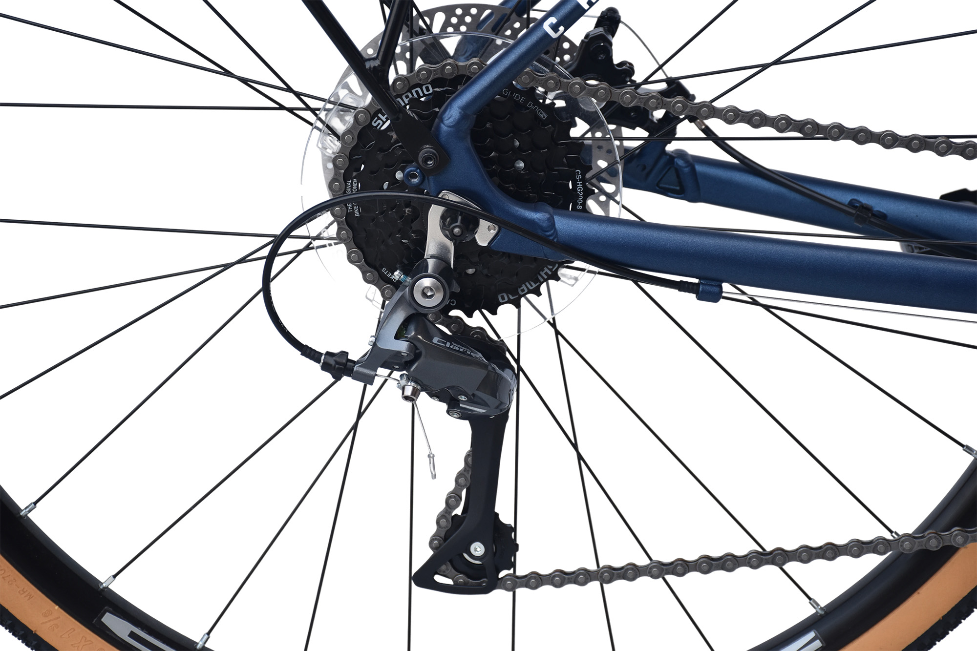CHILLIZ Gravelbike 28 Zoll GL.09 blau 16 G&auml;nge mech. Scheibenbremse Schutzbleche – Bild 5