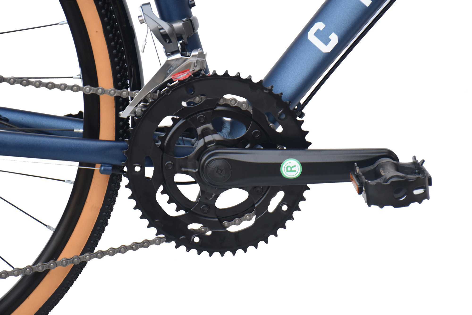CHILLIZ Gravelbike 28 Zoll GL.09 blau 16 G&auml;nge mech. Scheibenbremse Schutzbleche – Bild 4