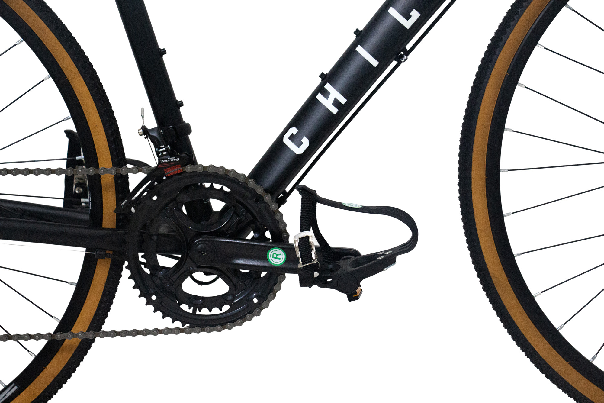 CHILLIZ gravel bike 28 inch GL.01 matte black frame height 54 cm 14 gears mechanical disc brake – Bild 5