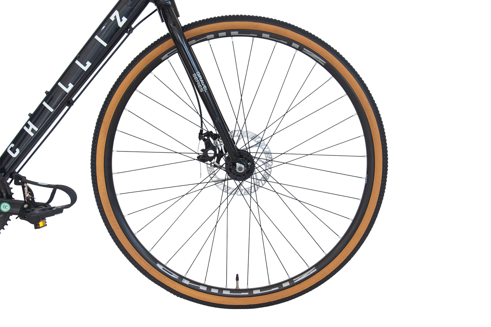 CHILLIZ gravel bike 28 inch GL.01 glossy black frame height 51 cm 14 gears mechanical disc brake – Bild 3