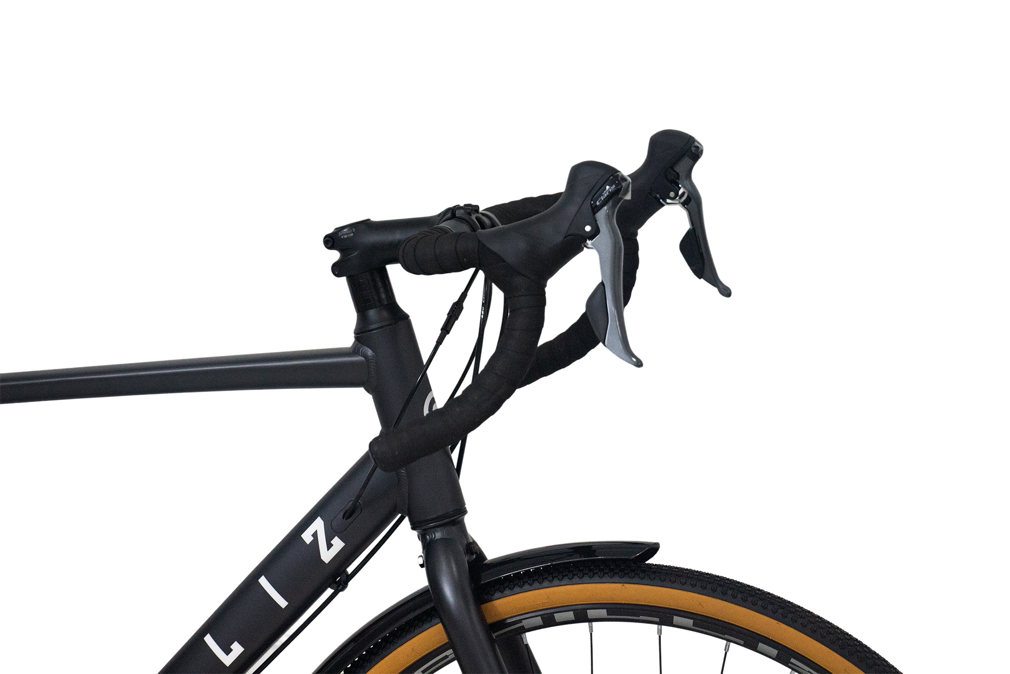 CHILLIZ Gravelbike 28 Zoll GL.08 schwarz-matt 16 G&auml;nge mech. Scheibenbremse Schutzbleche – Bild 3