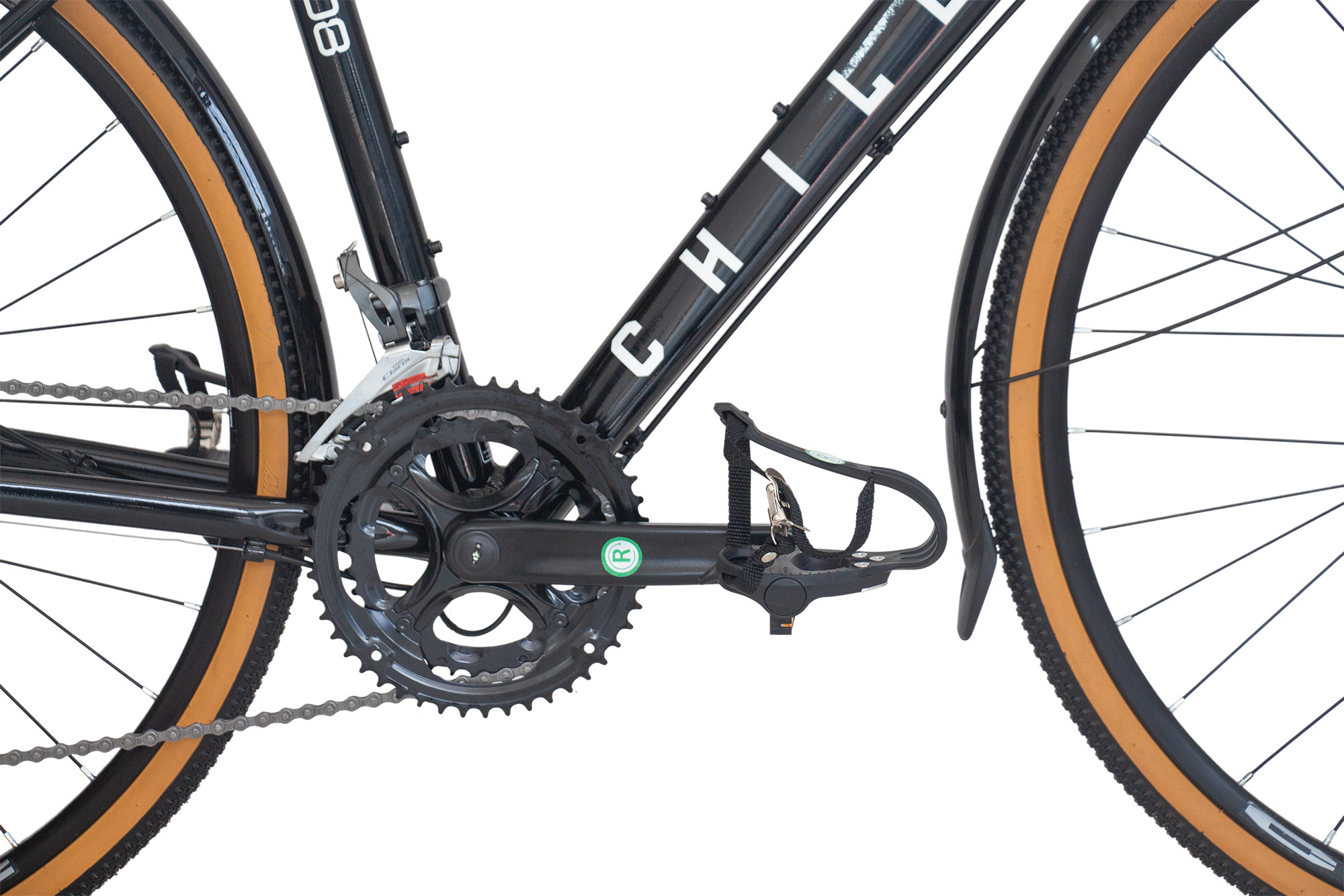 CHILLIZ Gravelbike 28 Zoll GL.08 schwarz-gl&auml;nzend 16 G&auml;nge mech. Scheibenbremse Schutzbleche – Bild 4