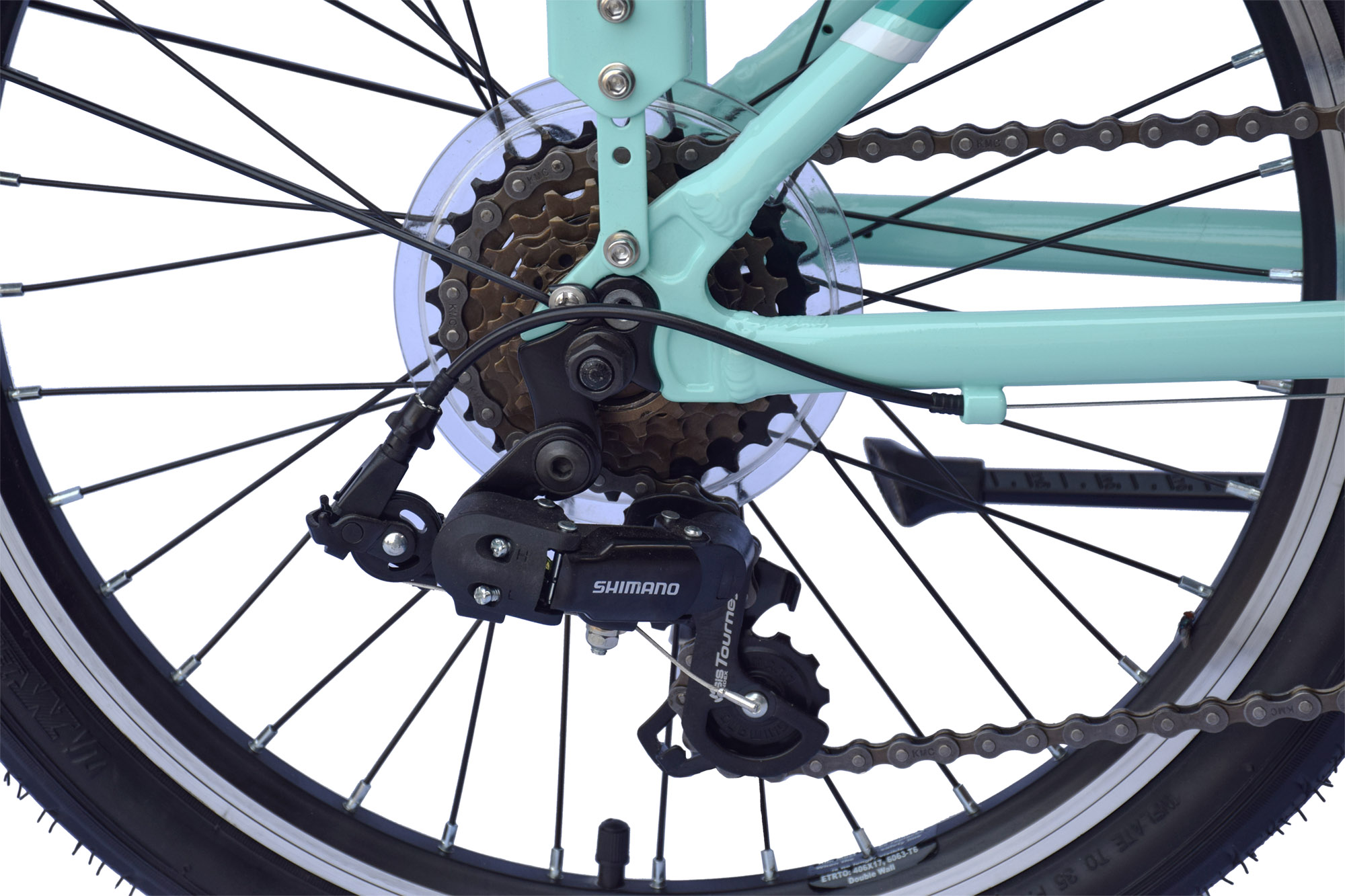 CHILLIZ children&rsquo;s bike 20 inch CHD.02 turquoise frame height 33 cm 6 gears aluminum frame – Bild 5