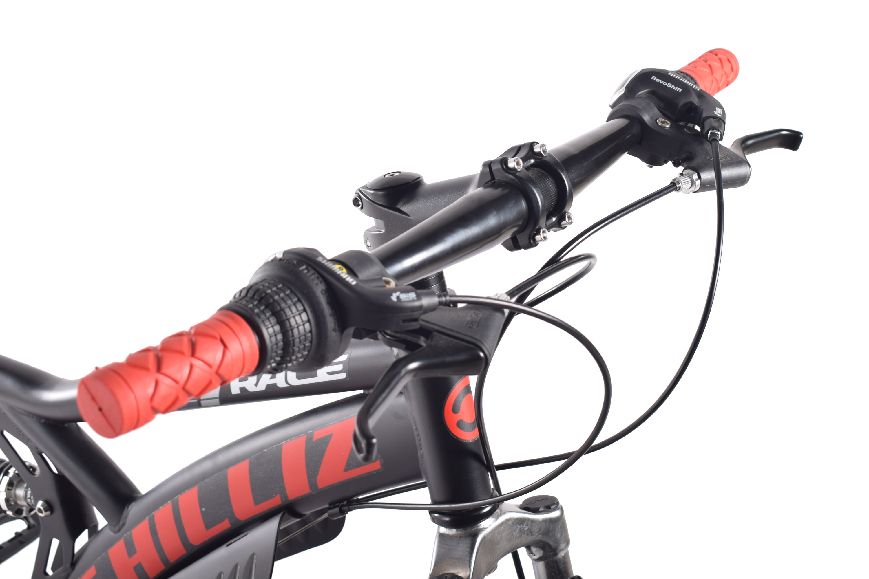 CHILLIZ Mountainbike Fully 26 Zoll MAG.01 schwarz-rot Rahmenh&ouml;he 42 cm 21 G&auml;nge Mag wheel mech. Scheibenbremse – Bild 3
