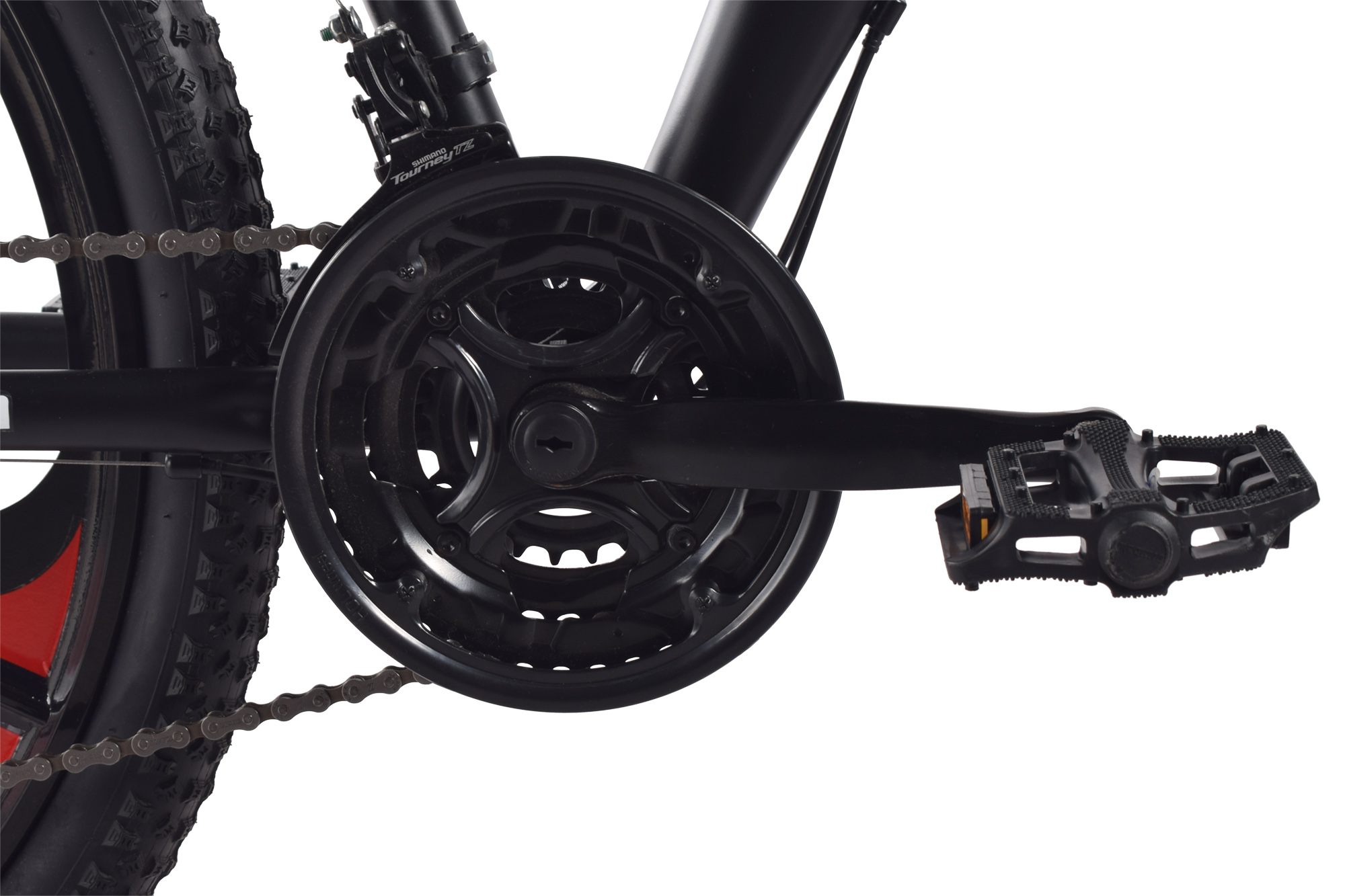 CHILLIZ mountain bike fully 27.5 inch MAG.01 black-red frame height 46 cm 21 gears mag wheel mechanical disc brake – Bild 4