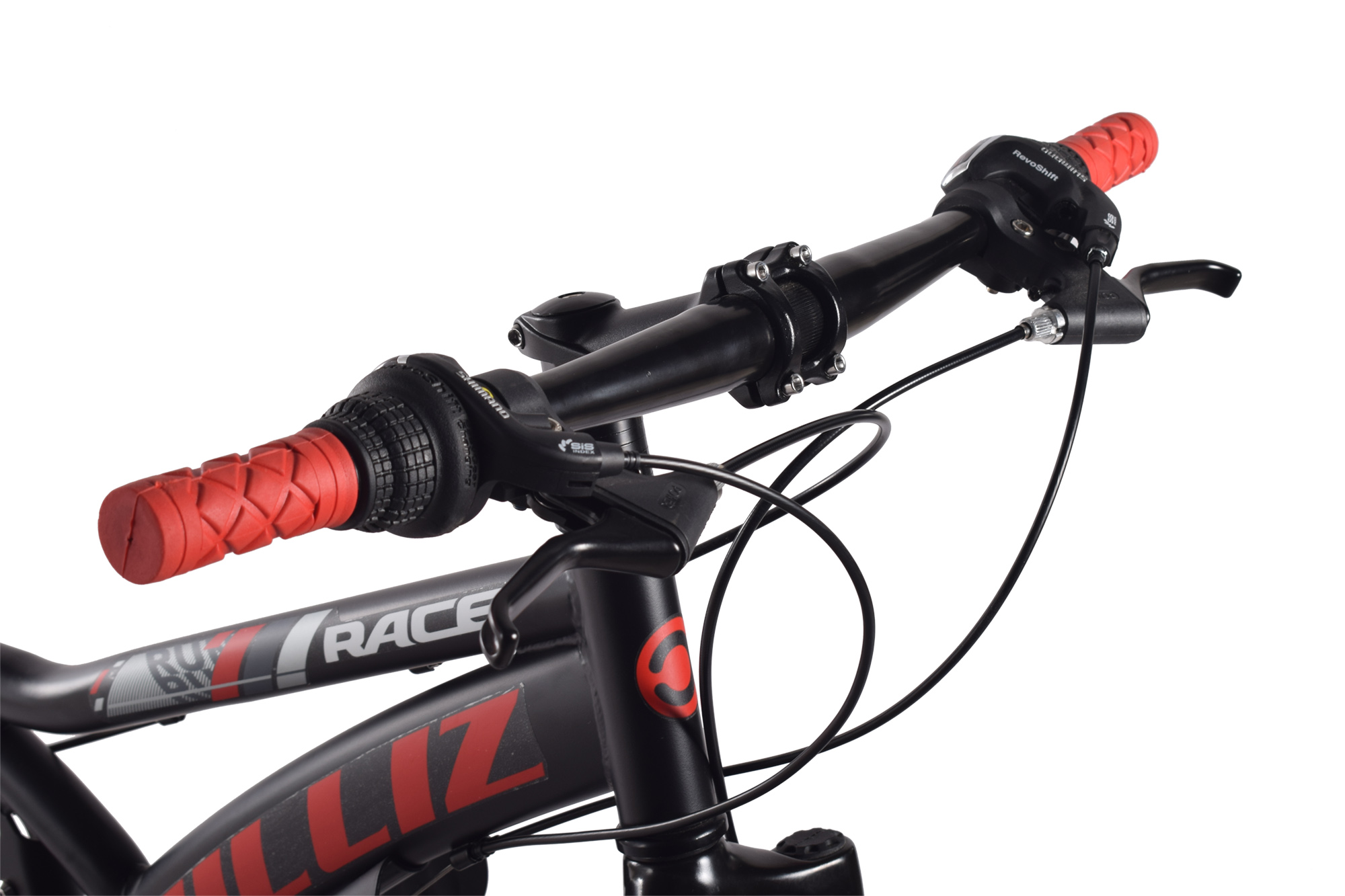 CHILLIZ mountain bike fully 27.5 inch MAG.01 black-red frame height 46 cm 21 gears mag wheel mechanical disc brake – Bild 3