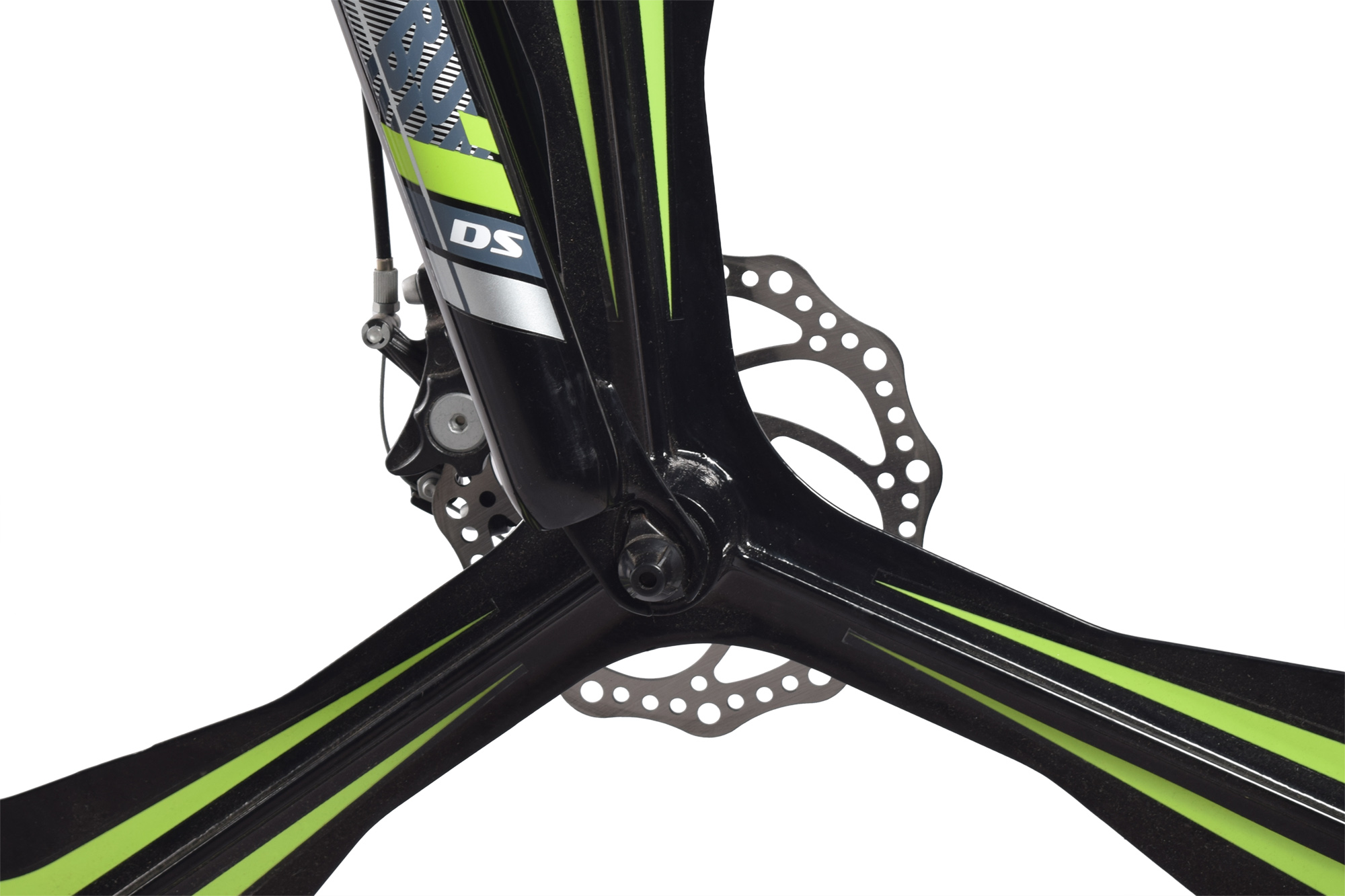 CHILLIZ mountain bike fully 27.5 inch MAG.01 black-green frame height 46 cm 21 gears mag wheel mechanical disc brake – Bild 5
