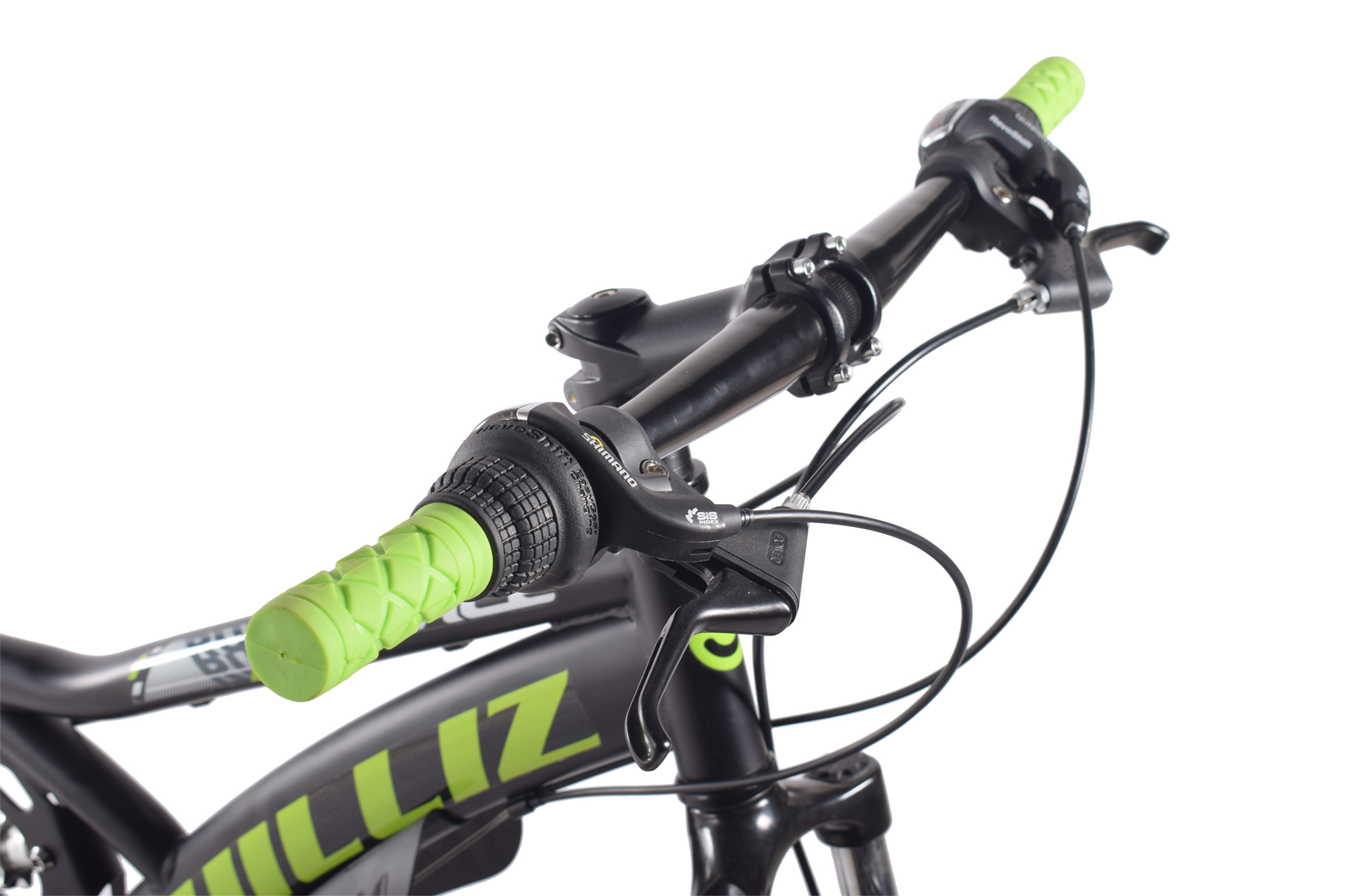 CHILLIZ mountain bike fully 27.5 inch MAG.01 black-green frame height 46 cm 21 gears mag wheel mechanical disc brake – Bild 3