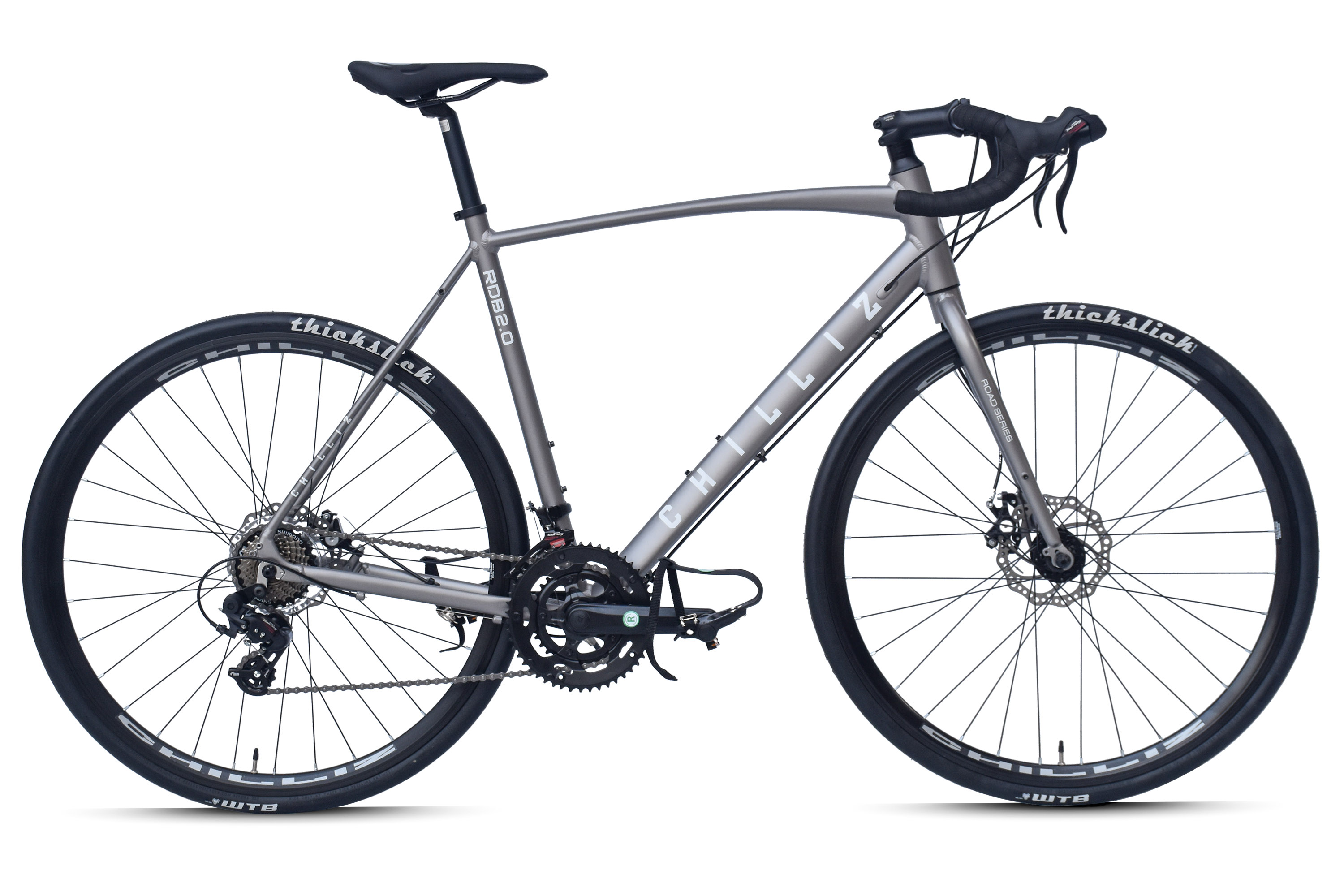 CHILLIZ Rennrad 28 Zoll RDB2.0 grau 14 G&auml;nge – Bild 1