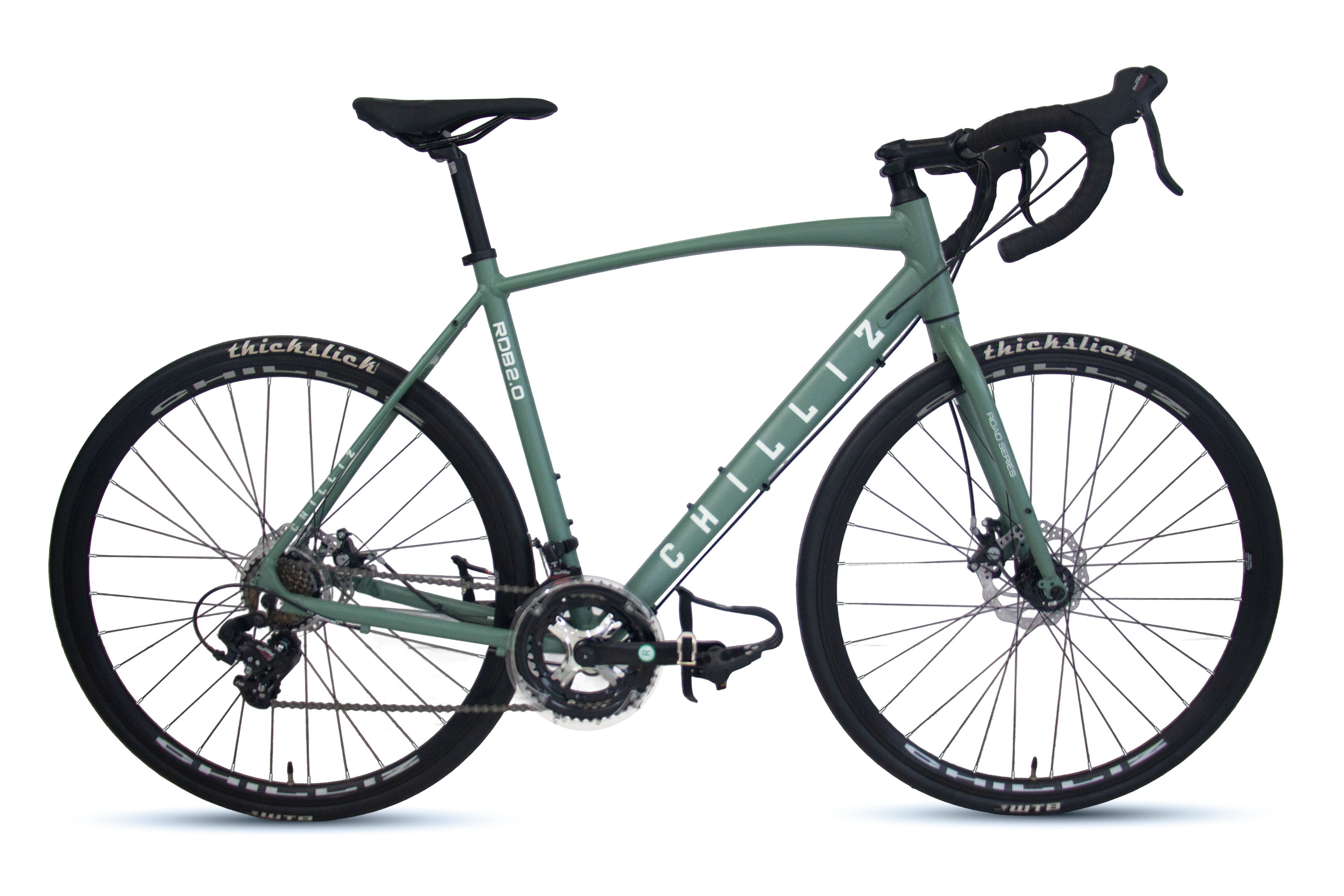 CHILLIZ Rennrad 28 Zoll RDB2.0 gr&uuml;n 14 G&auml;nge – Bild 1