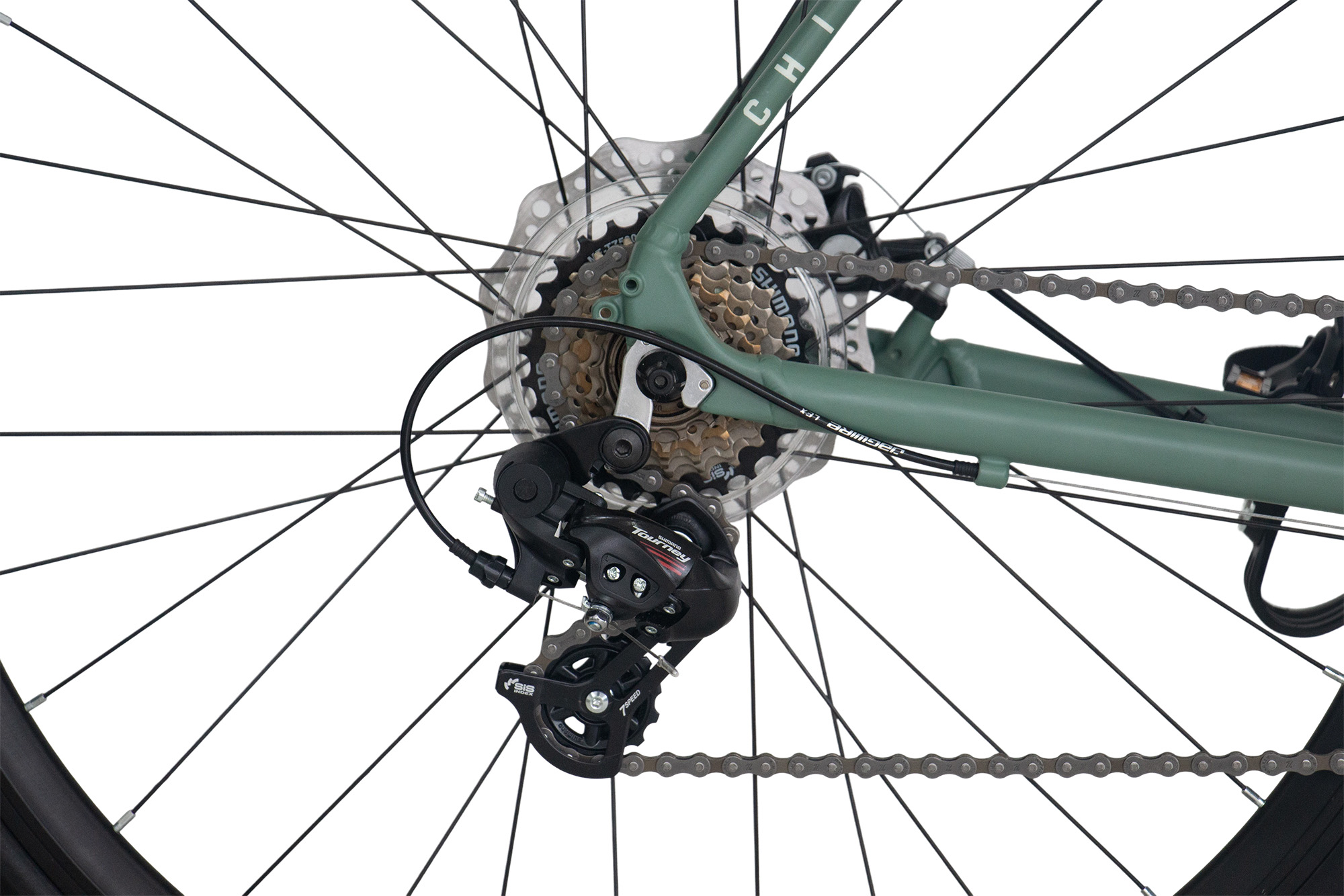 CHILLIZ Rennrad 28 Zoll RDB2.0 gr&uuml;n 14 G&auml;nge – Bild 5