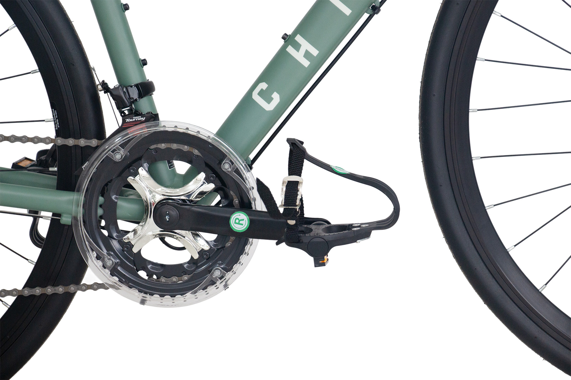 CHILLIZ road bike 28 inch RDB2.0 green frame height 57 cm 14 gears – Bild 4