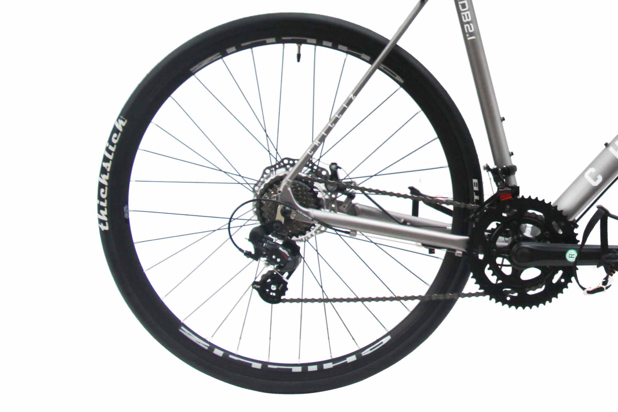 CHILLIZ Rennrad 28 Zoll RDB2.1 grau Rahmenh&ouml;he 57 cm 14 G&auml;nge – Bild 4