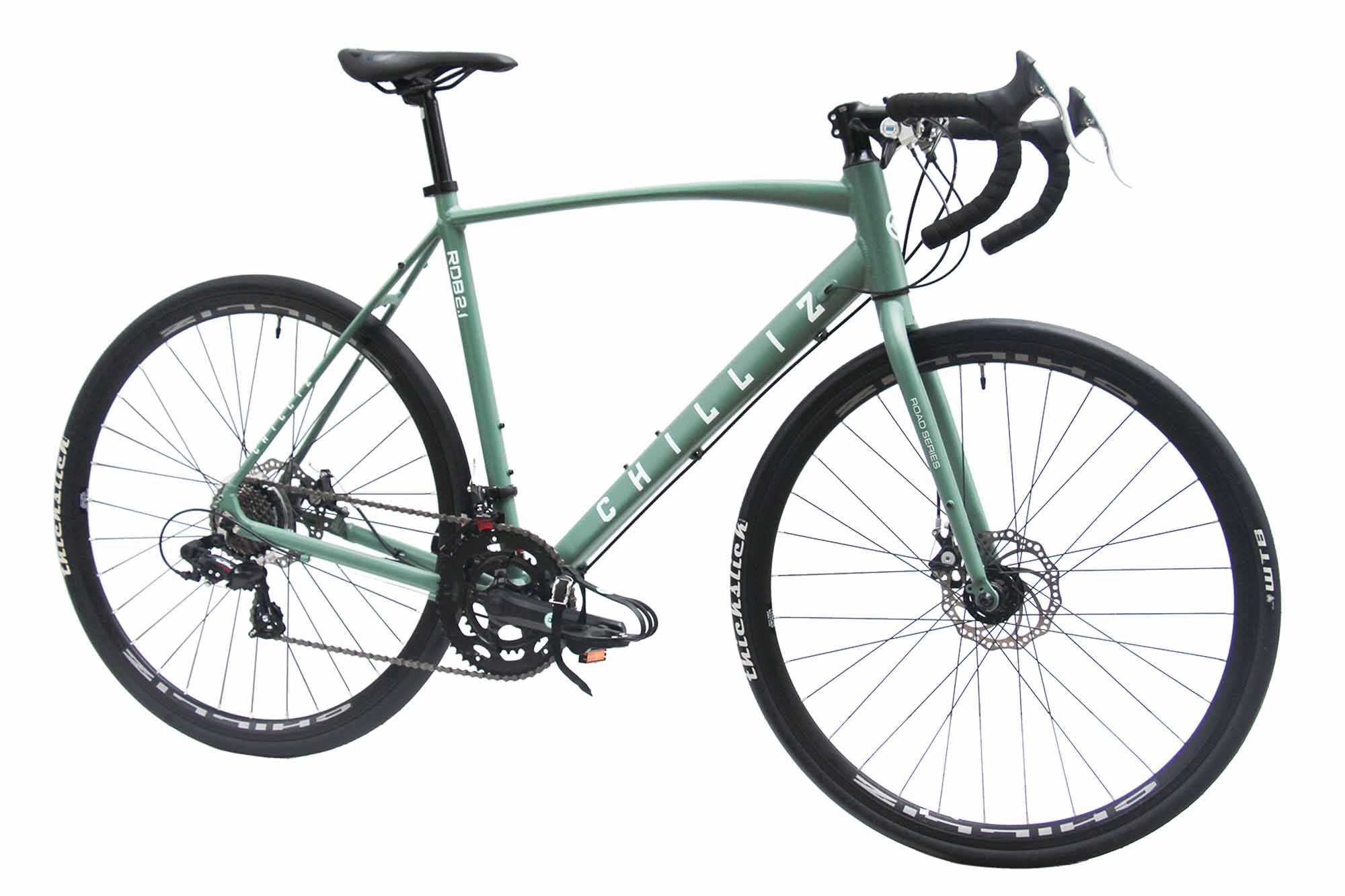 CHILLIZ Rennrad 28 Zoll RDB2.1 gr&uuml;n Rahmenh&ouml;he 57 cm 14 G&auml;nge – Bild 2