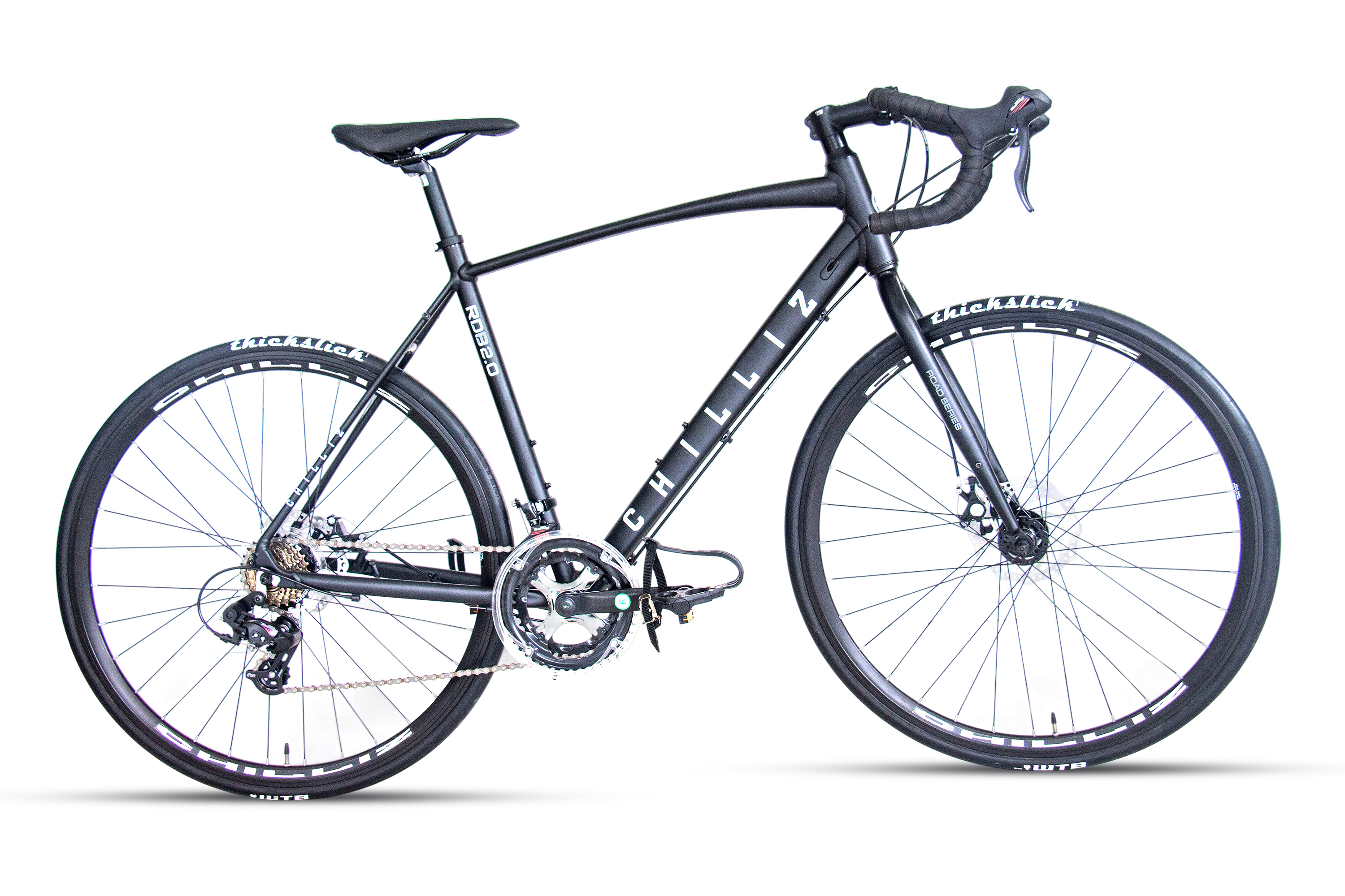 CHILLIZ Rennrad 28 Zoll RDB2.0 schwarz matt Rahmenh&ouml;he 57 cm 14 G&auml;nge – Bild 1
