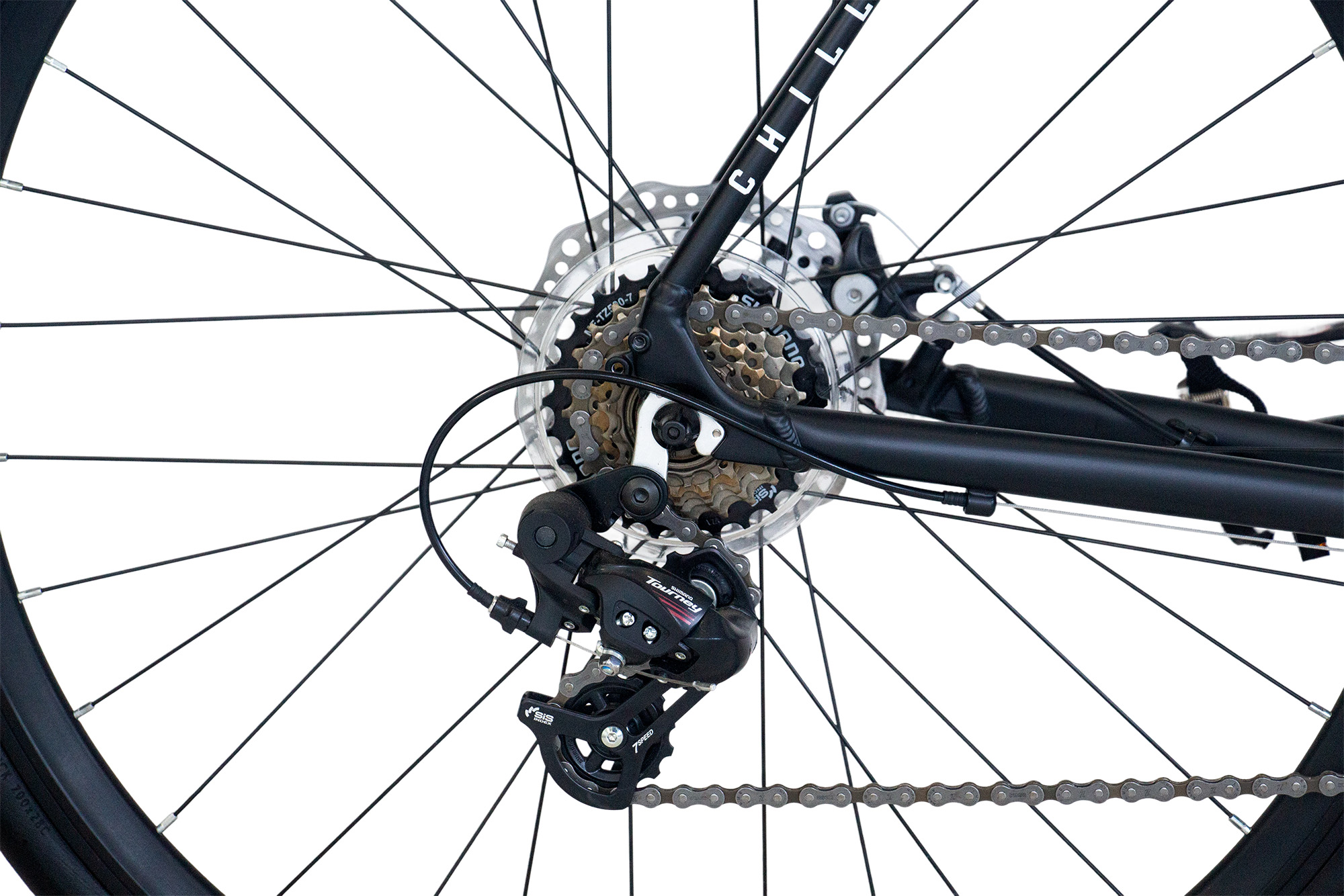 CHILLIZ Rennrad 28 Zoll RDB2.1 schwarz-matt Rahmenh&ouml;he 57 cm 14 G&auml;nge – Bild 5