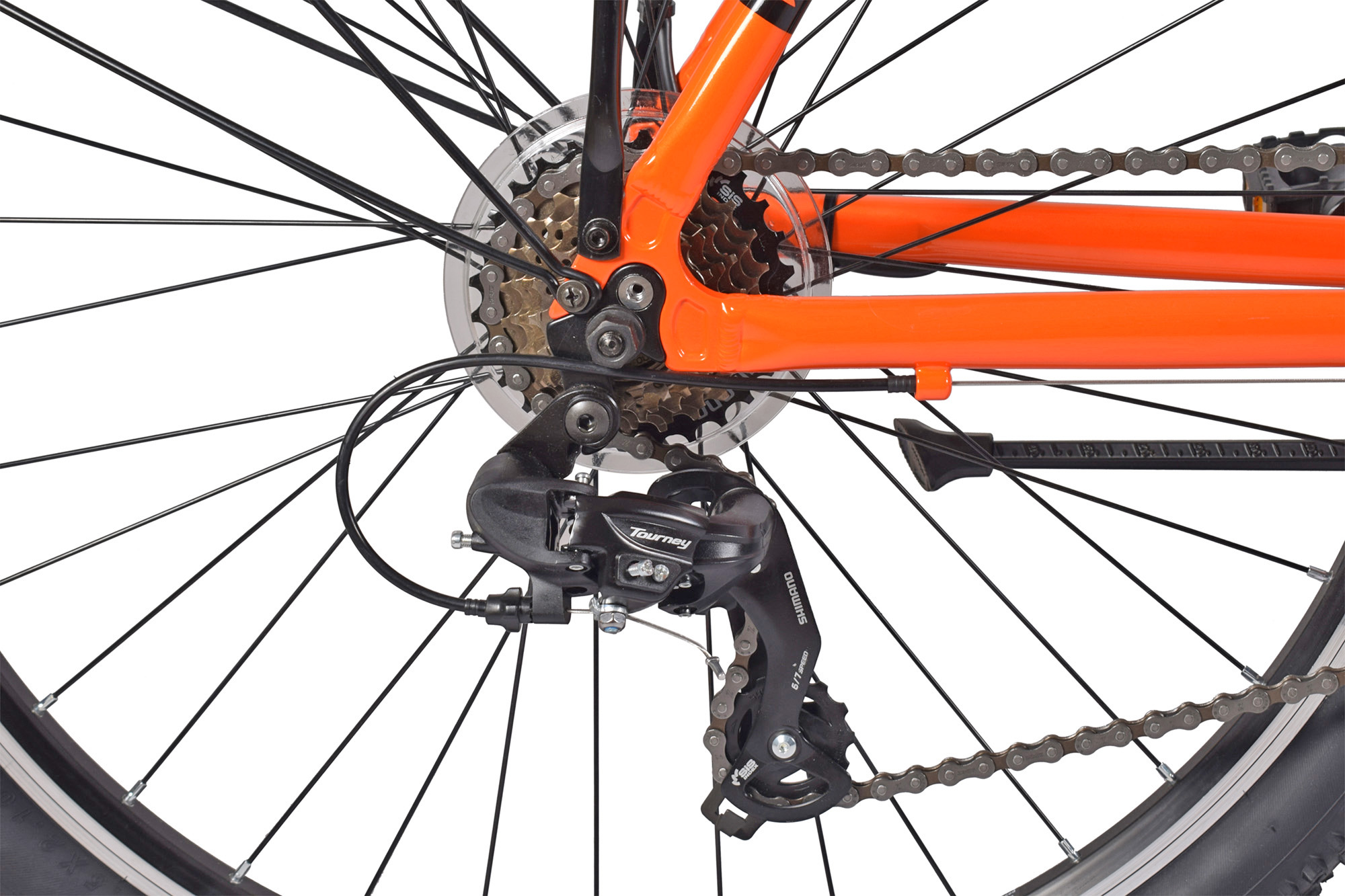 REDLOUD mountain bike ATB 27.5 inch AA.01 black red frame size 48 cm hub dynamo 21 gears – Bild 5