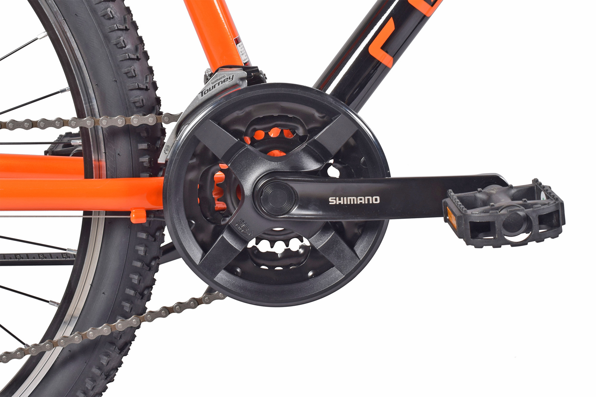REDLOUD Mountainbike ATB 27,5 Zoll AA.01 schwarz-rot Rahmenh&ouml;he 53 cm Nabendynamo 21 G&auml;nge – Bild 4