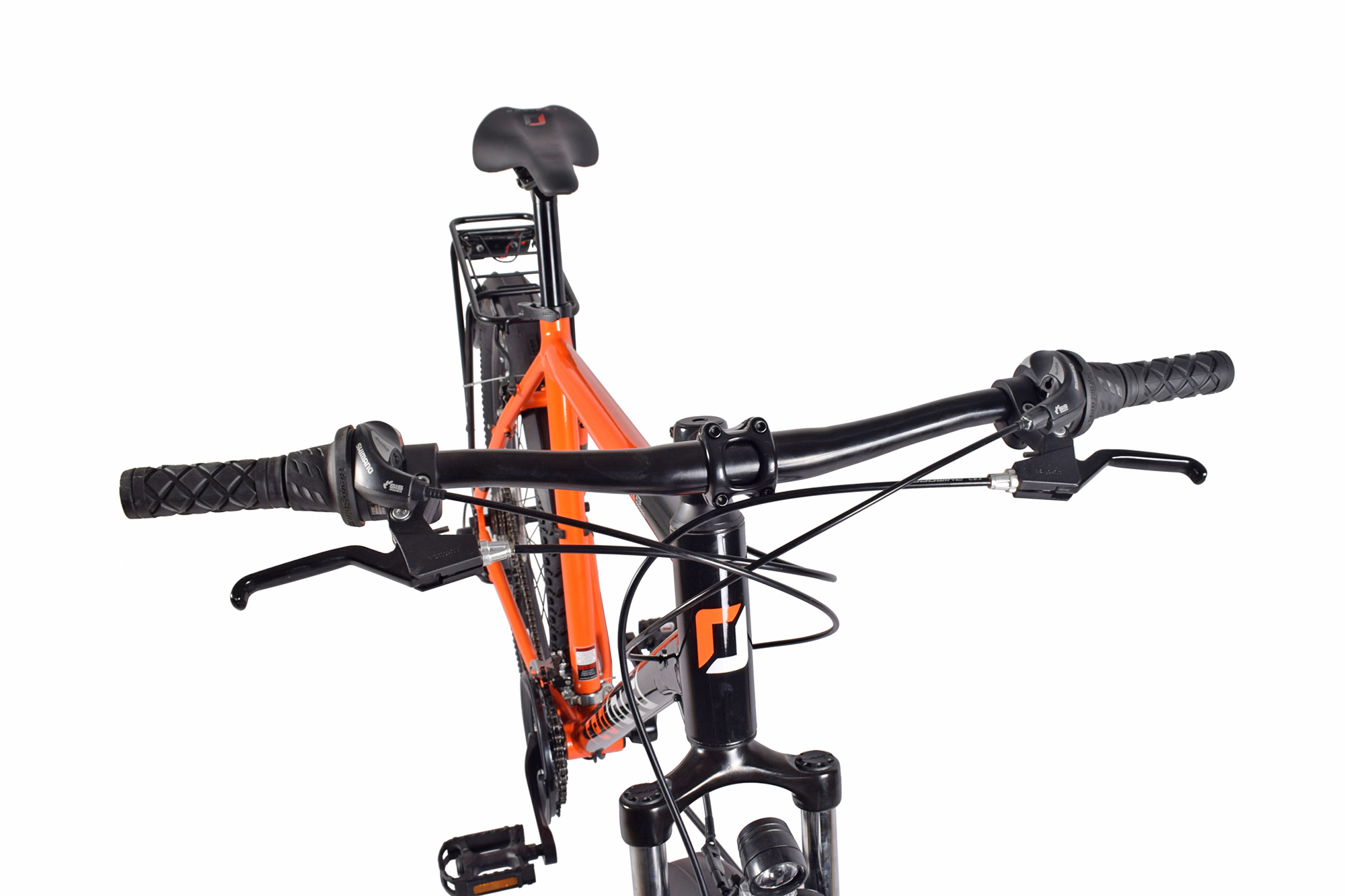 REDLOUD Mountainbike ATB 27,5 Zoll AA.01 schwarz-rot Rahmenh&ouml;he 53 cm Nabendynamo 21 G&auml;nge – Bild 2