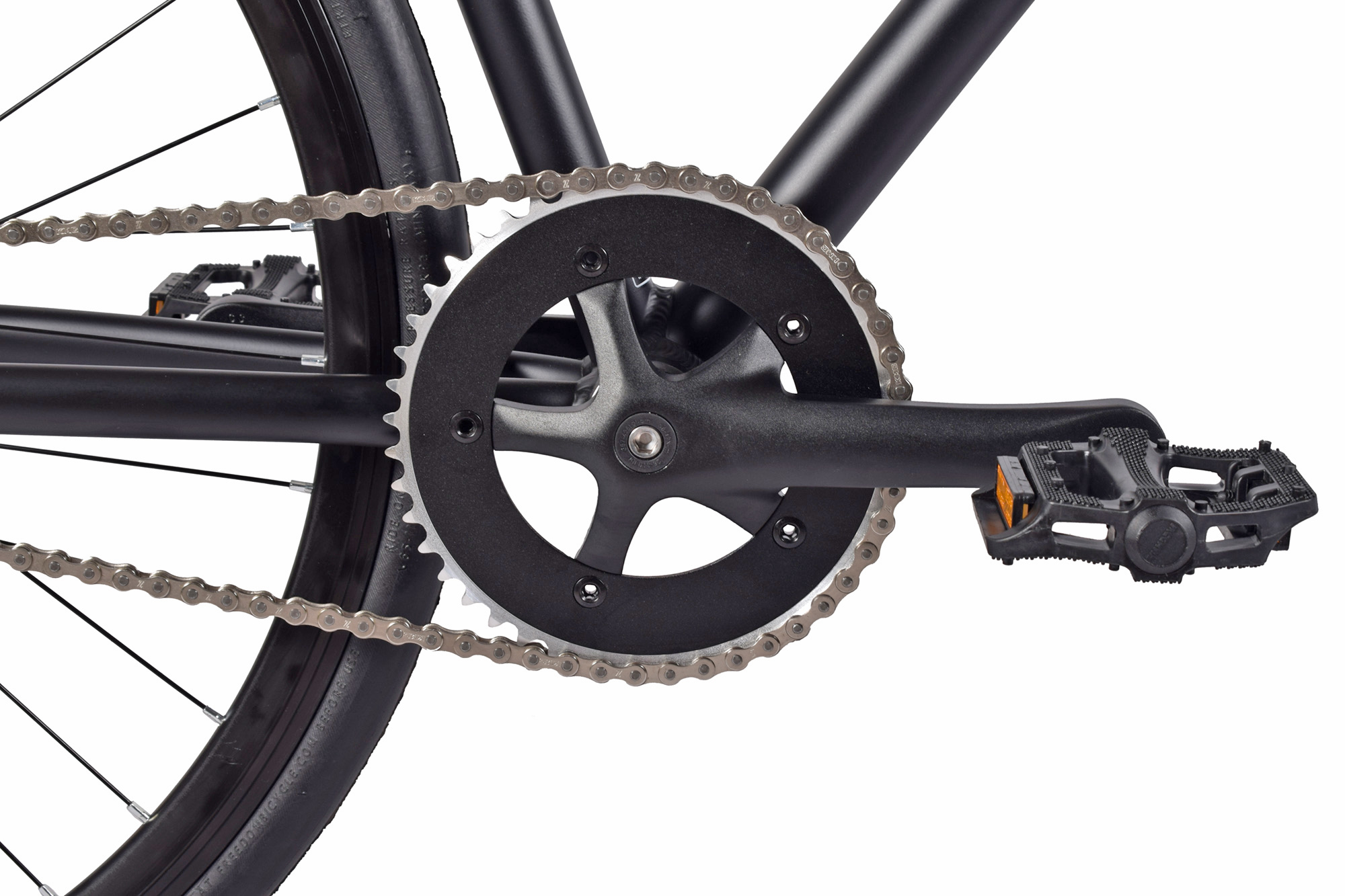 REDLOUD Fixie 28 Zoll FA.01 schwarz Rahmenh&ouml;he 58 cm single speed – Bild 4
