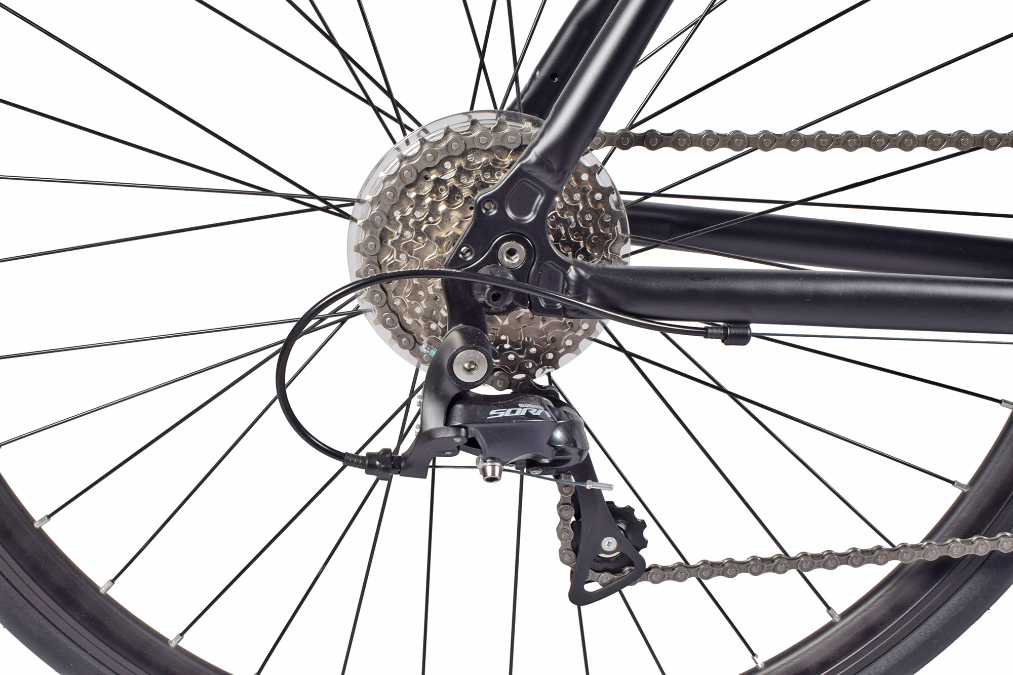 REDLOUD Fixie 28 Zoll FA.02 schwarz Rahmenh&ouml;he 54 cm 8 G&auml;nge – Bild 5
