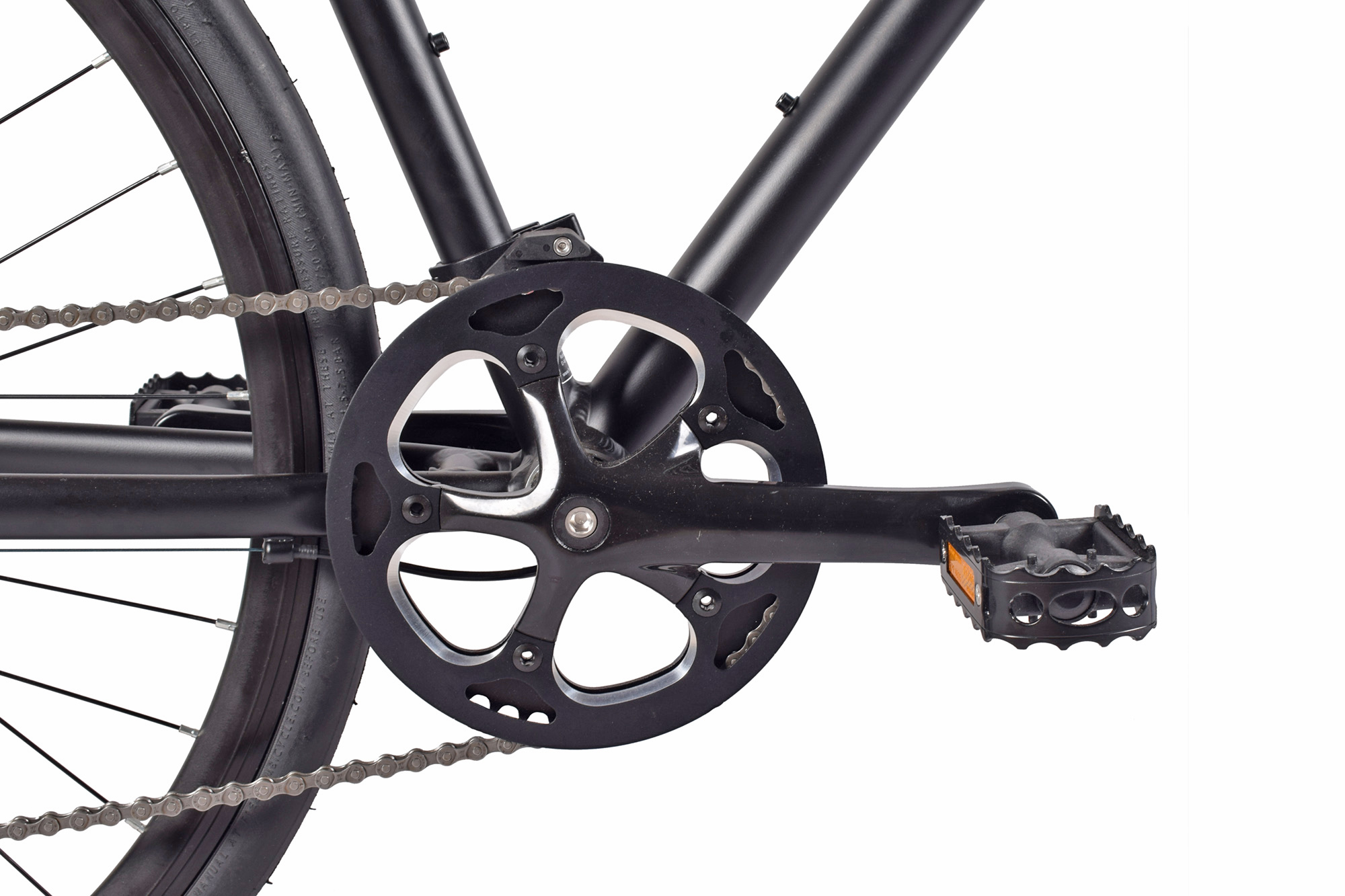 REDLOUD Fixie 28 Zoll FA.02 schwarz 8 G&auml;nge – Bild 4