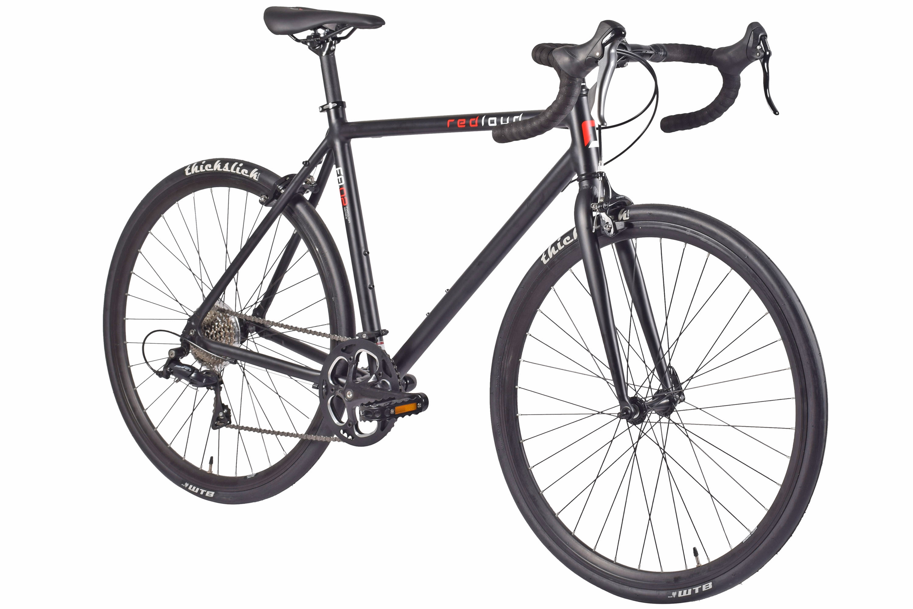 REDLOUD fixie 28 inch FA.02 black frame size 58 cm 8 gears – Bild 2