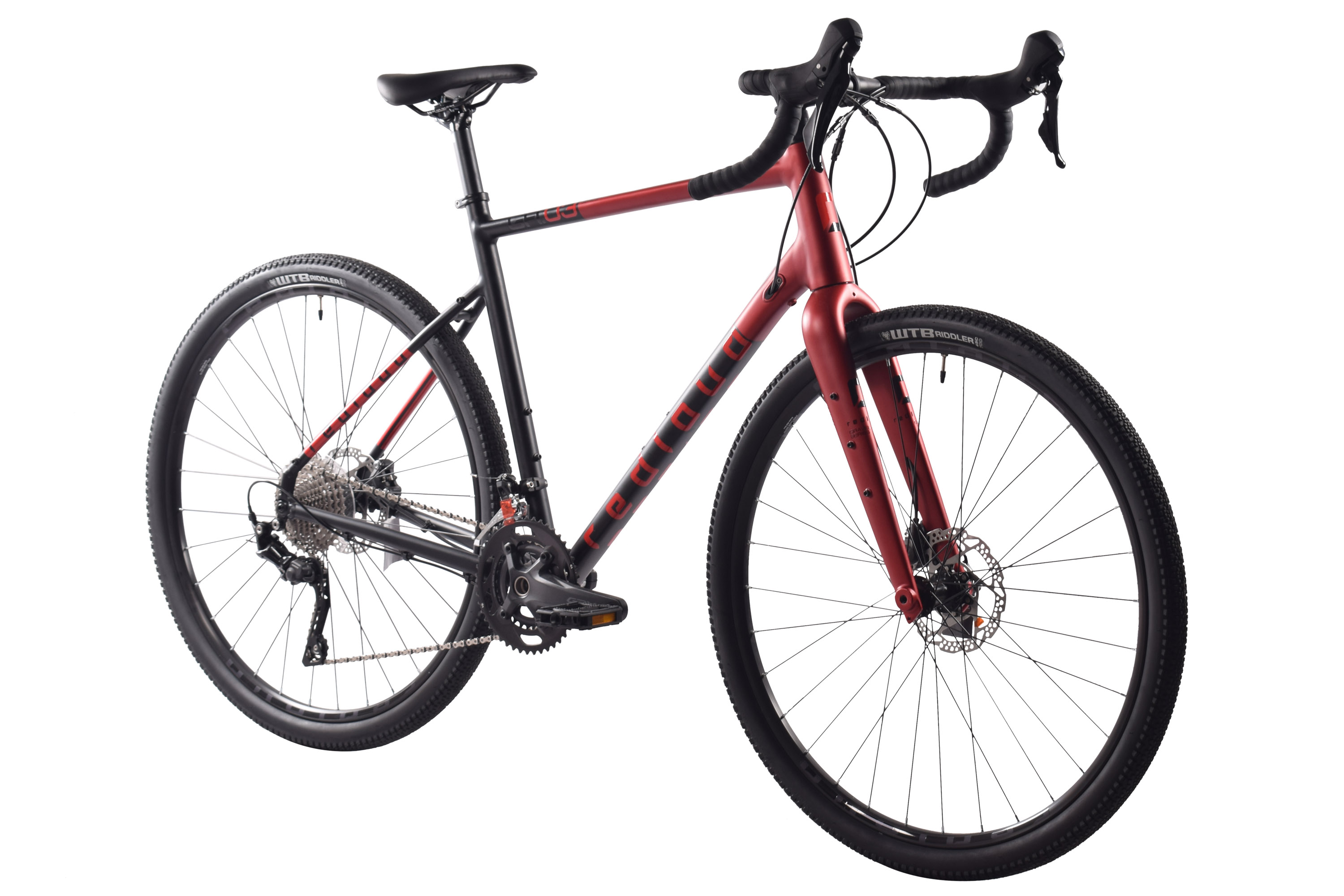 REDLOUD Gravelbike 28 Zoll GA.03 schwarz-rot Rahmenh&ouml;he 51 cm 20 G&auml;nge hydr. Scheibenbremse – Bild 2