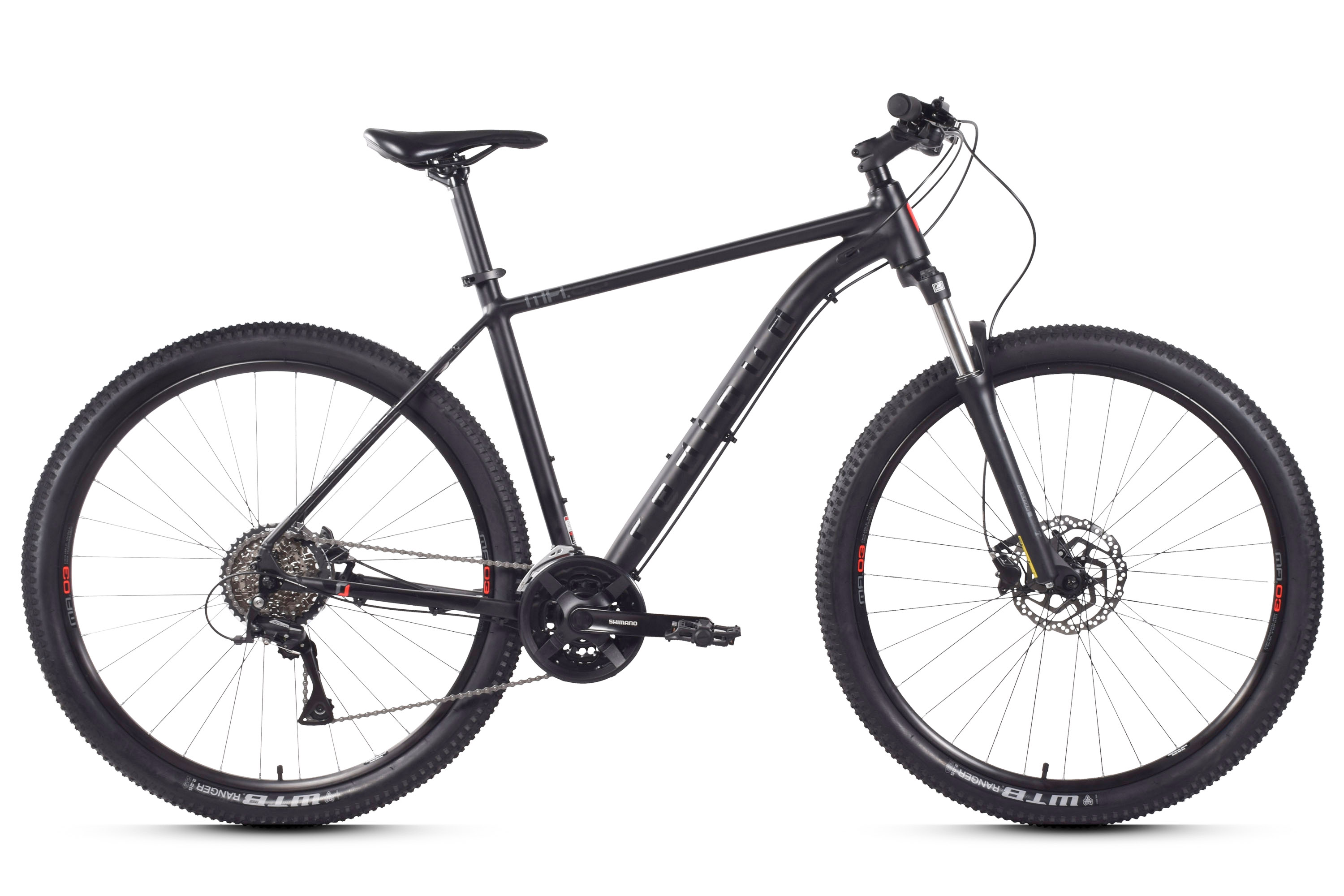 REDLOUD mountain bike 27.5 inch MA.03 black frame size 53 cm 24 gears hydraulic disc brake – Bild 1