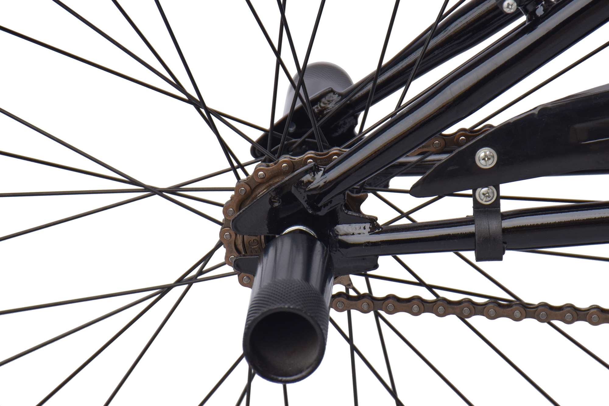 WYNN BMX Freestyle 20 Zoll DIRTY schwarz-gr&uuml;n Rahmenh&ouml;he 28 cm Kinder Erwachsene V-Brake – Bild 5