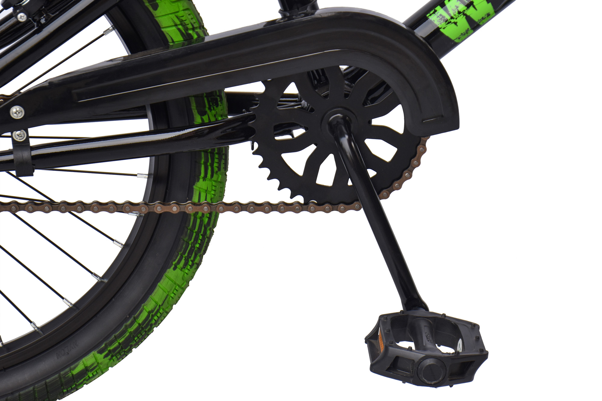 WYNN BMX Freestyle 20 Zoll DIRTY Rahmenh&ouml;he 28 cm Kinder Erwachsene V-Brake – Bild 4