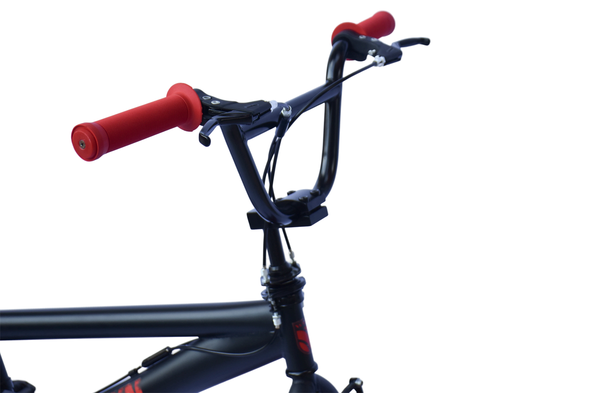 WYNN BMX Freestyle 20 Zoll XX1.2 schwarz-rot Rahmenh&ouml;he 28 cm Muddy-Freestyle-Reifen Mag-Wheels V-Brake – Bild 3