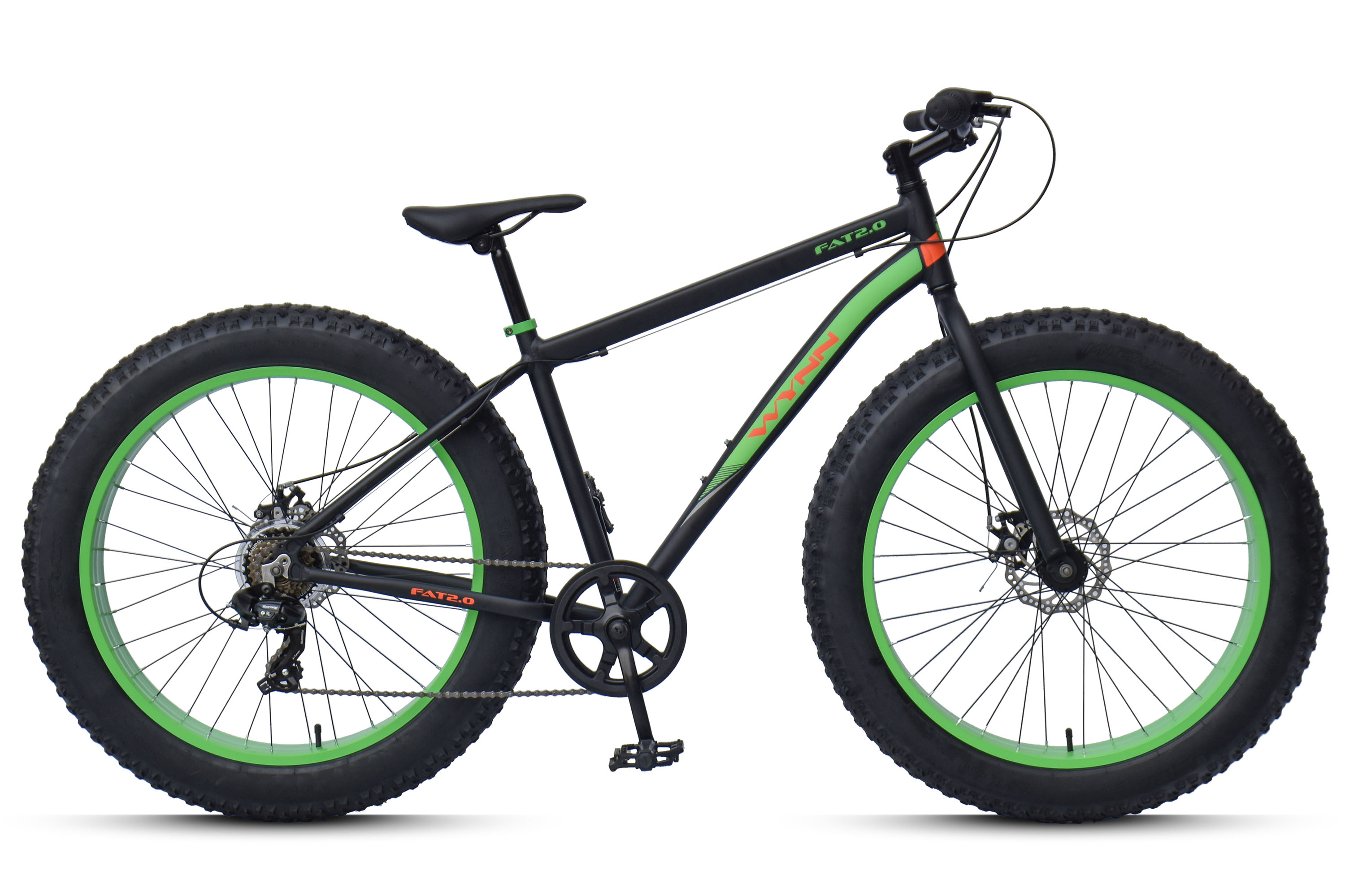 WYNN Mountainbike 26 Zoll FAT2.0 Rahmenh&ouml;he 46 cm 7 G&auml;nge mech. Scheibenbremse – Bild 1