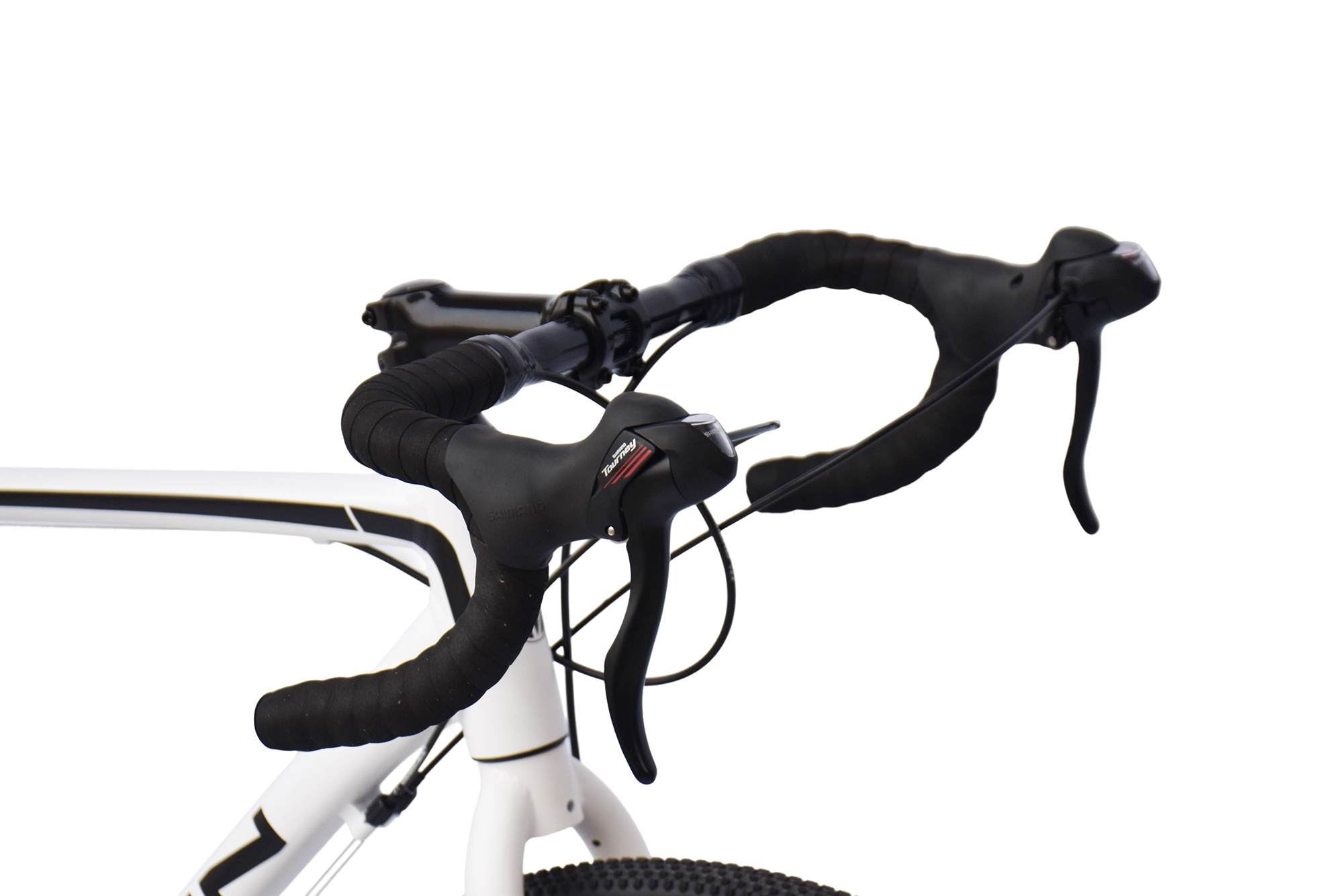 WYNN gravel bike 28 inch GRL3.0 white frame size 54 cm 14 gears – Bild 3