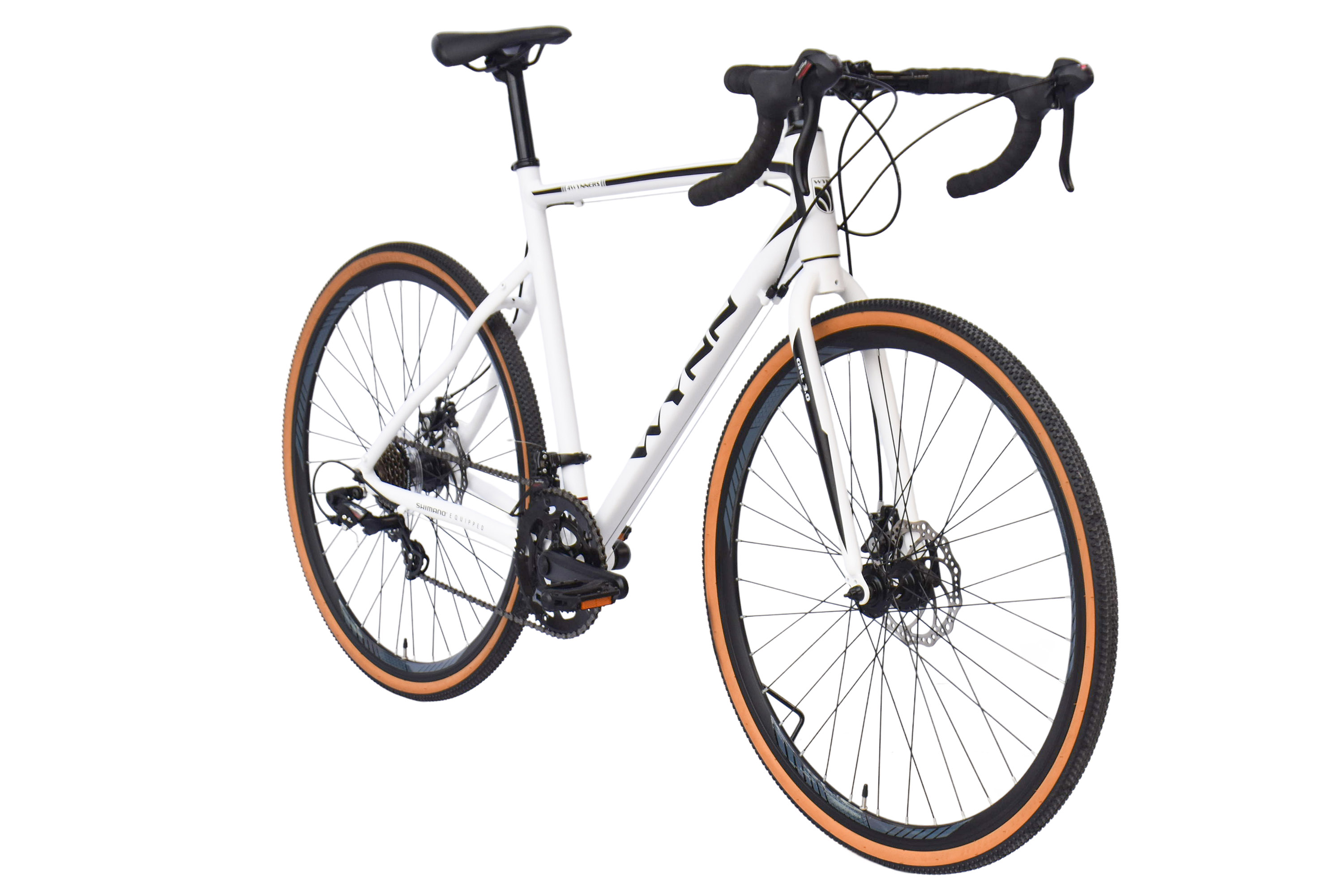 WYNN gravel bike 28 inch GRL3.0 white frame size 58 cm 14 gears – Bild 2