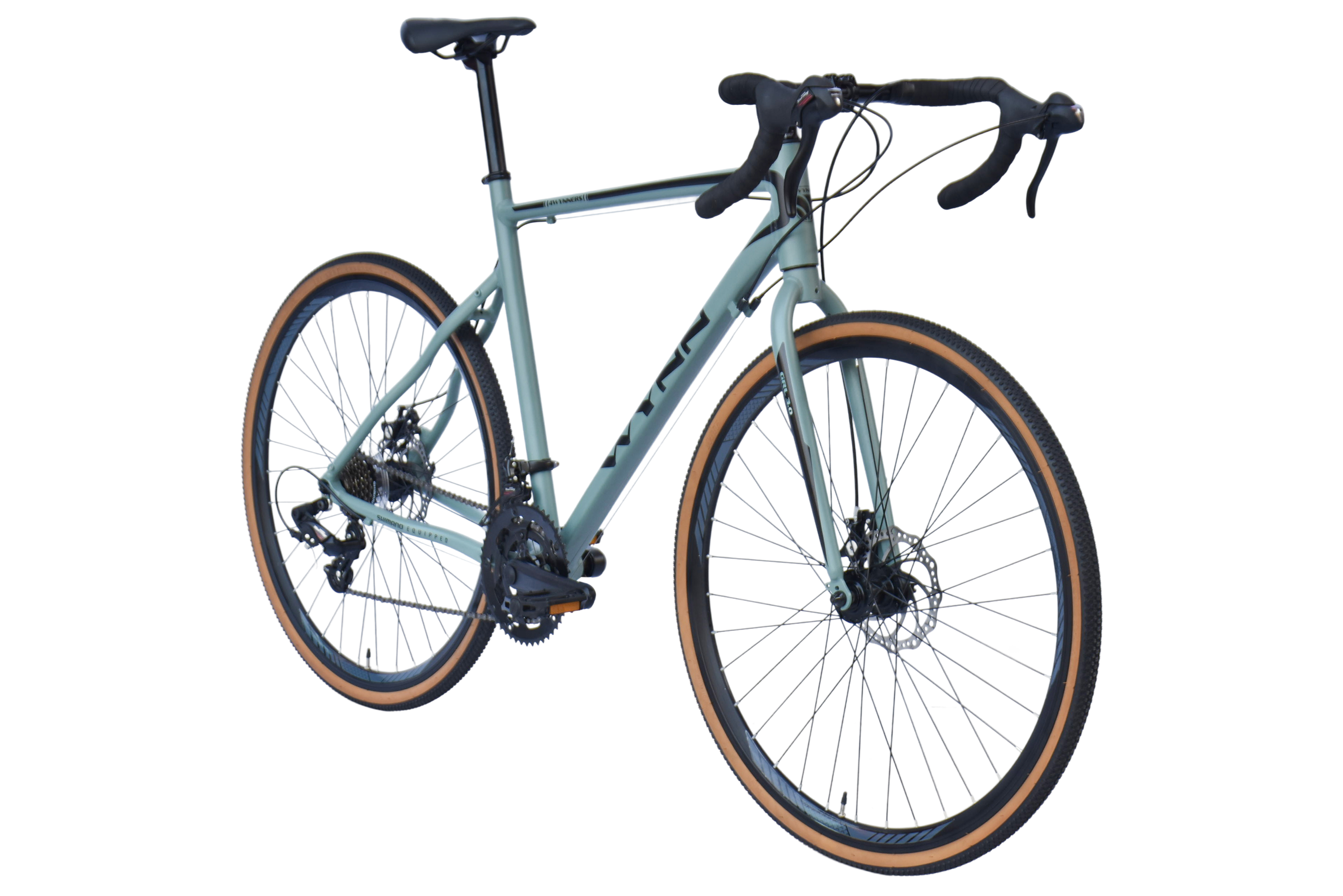 WYNN Gravelbike 28 Zoll GRL3.0 gr&uuml;n Rahmenh&ouml;he 60 cm 14 G&auml;nge – Bild 2