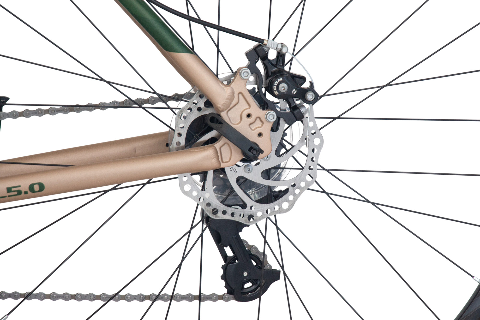 WYNN gravel bike 28 inch GRL5.0 gold 14 gears – Bild 2