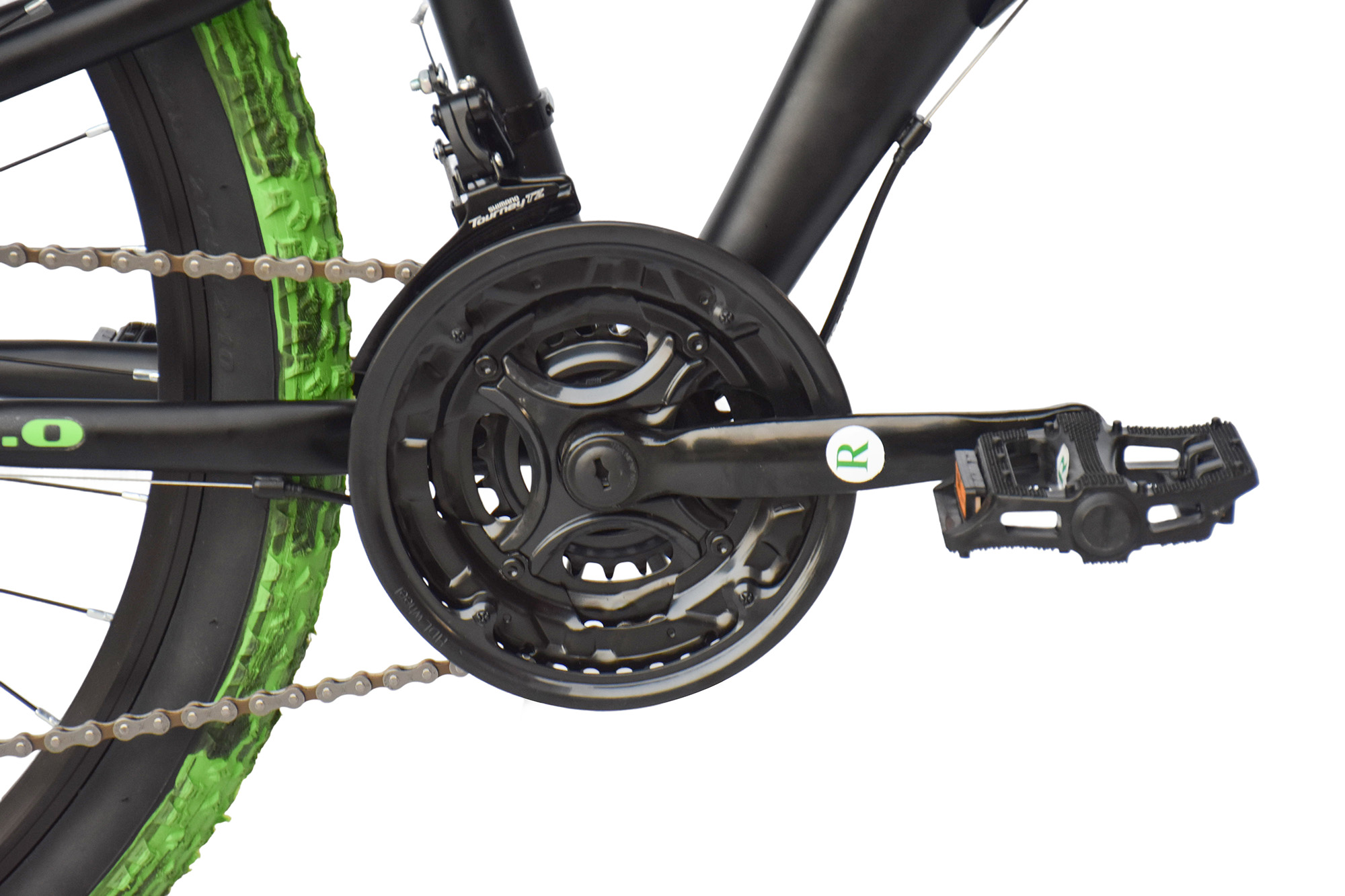 Wynn full suspension mountain bike 27.5 inch FLY1.0 black-green frame size 46 cm 21 gears – Bild 4