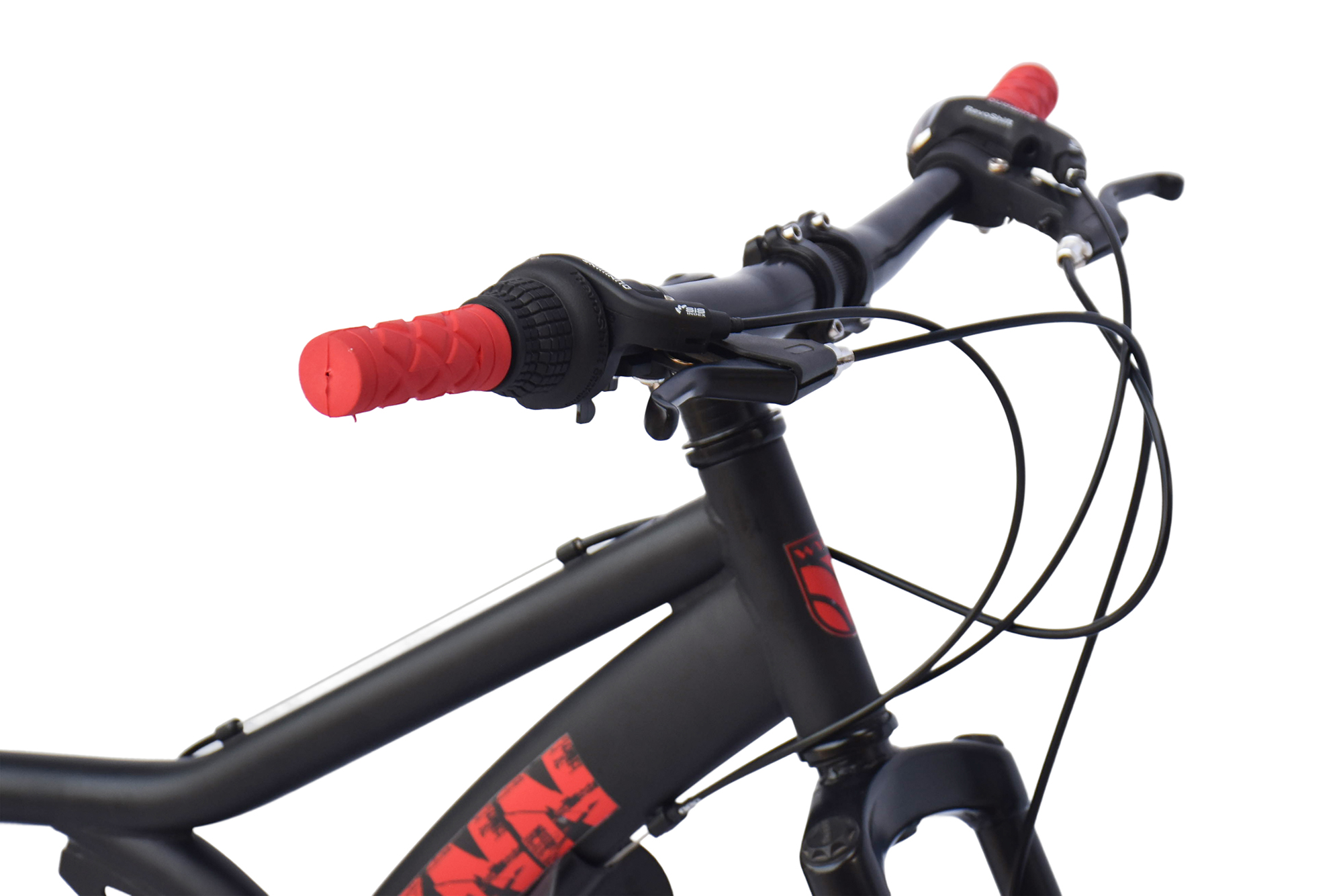 WYNN Mountainbike Fully 27,5 Zoll FLY1.0 schwarz-rot Rahmenh&ouml;he 46 cm 21 G&auml;nge – Bild 3