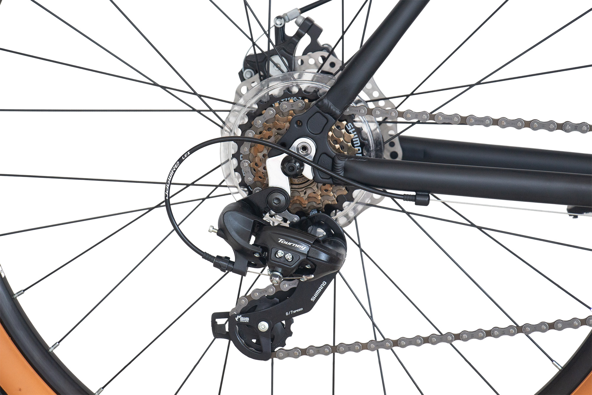 WYNN Mountainbike 27,5 Zoll HRT1.0 schwarz-matt Rahmenh&ouml;he 46 cm 21 G&auml;nge mech. Scheibenbremse – Bild 5