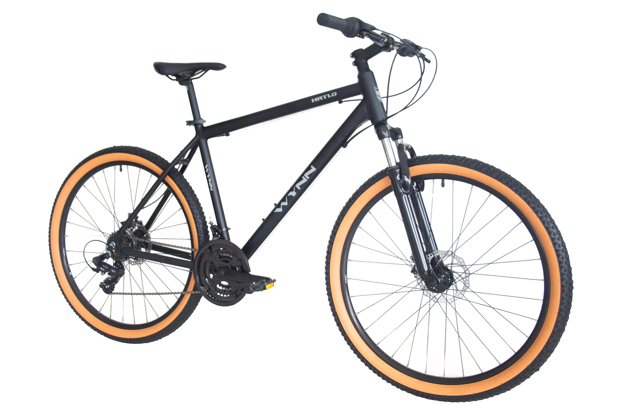 Mountainbike 27,5 Zoll WYNN schwarz-matt 21 G&auml;nge Scheibenbremse HRT1.0 – Bild 2