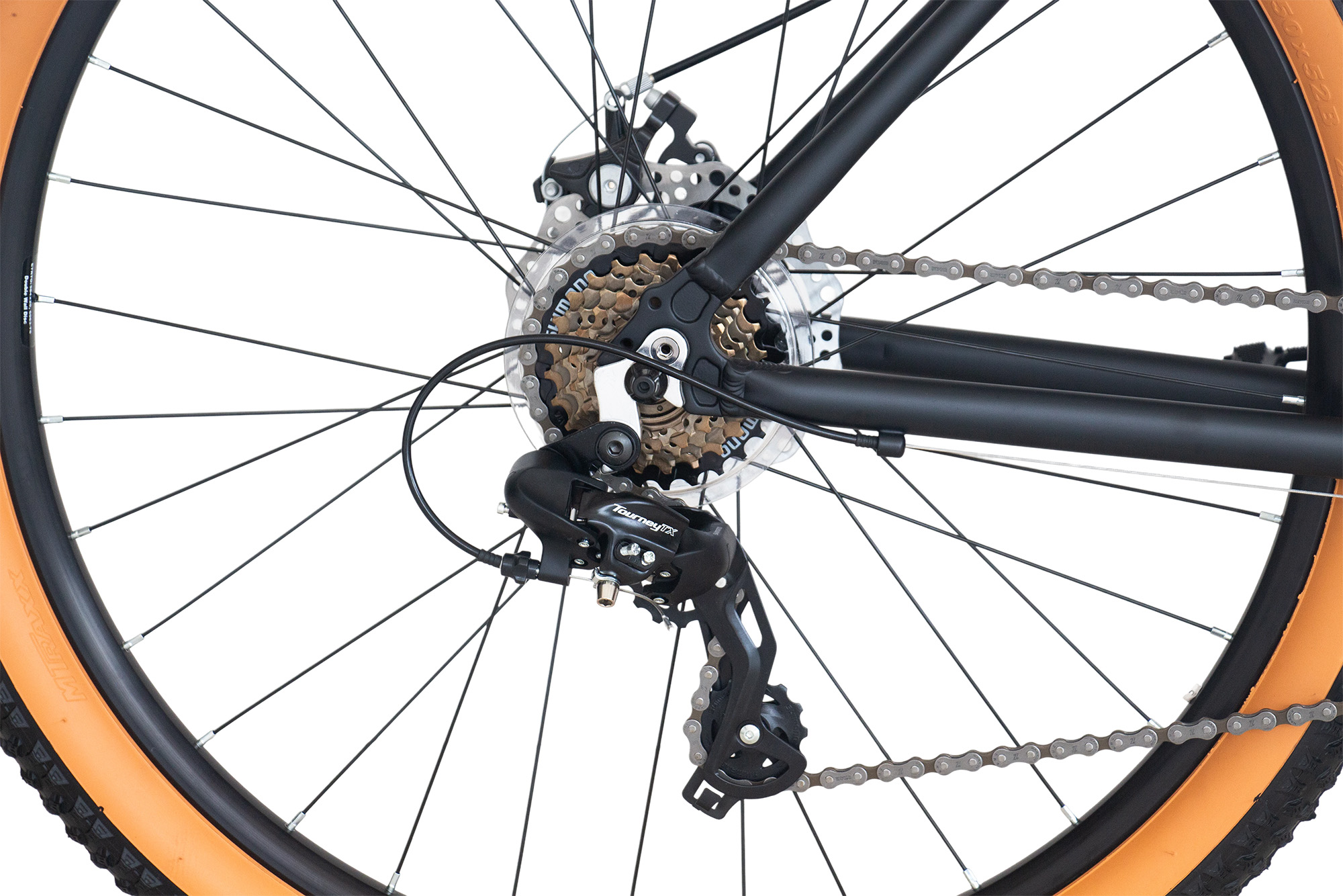 WYNN Mountainbike 27,5 Zoll HRT2.0 schwarz-matt Rahmenh&ouml;he 50 cm 21 G&auml;nge mech. Scheibenbremse – Bild 5