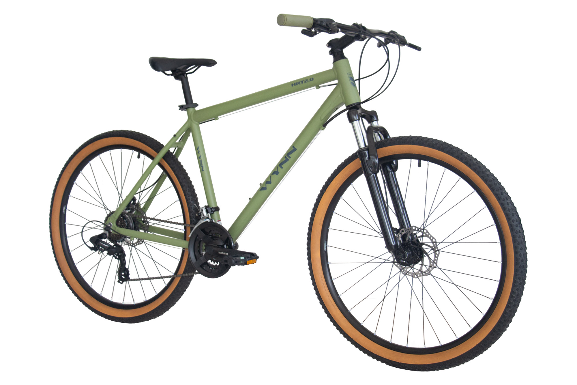 WYNN Mountainbike 27,5 Zoll HRT2.0 gr&uuml;n Rahmenh&ouml;he 46 cm 21 G&auml;nge mech. Scheibenbremse – Bild 2
