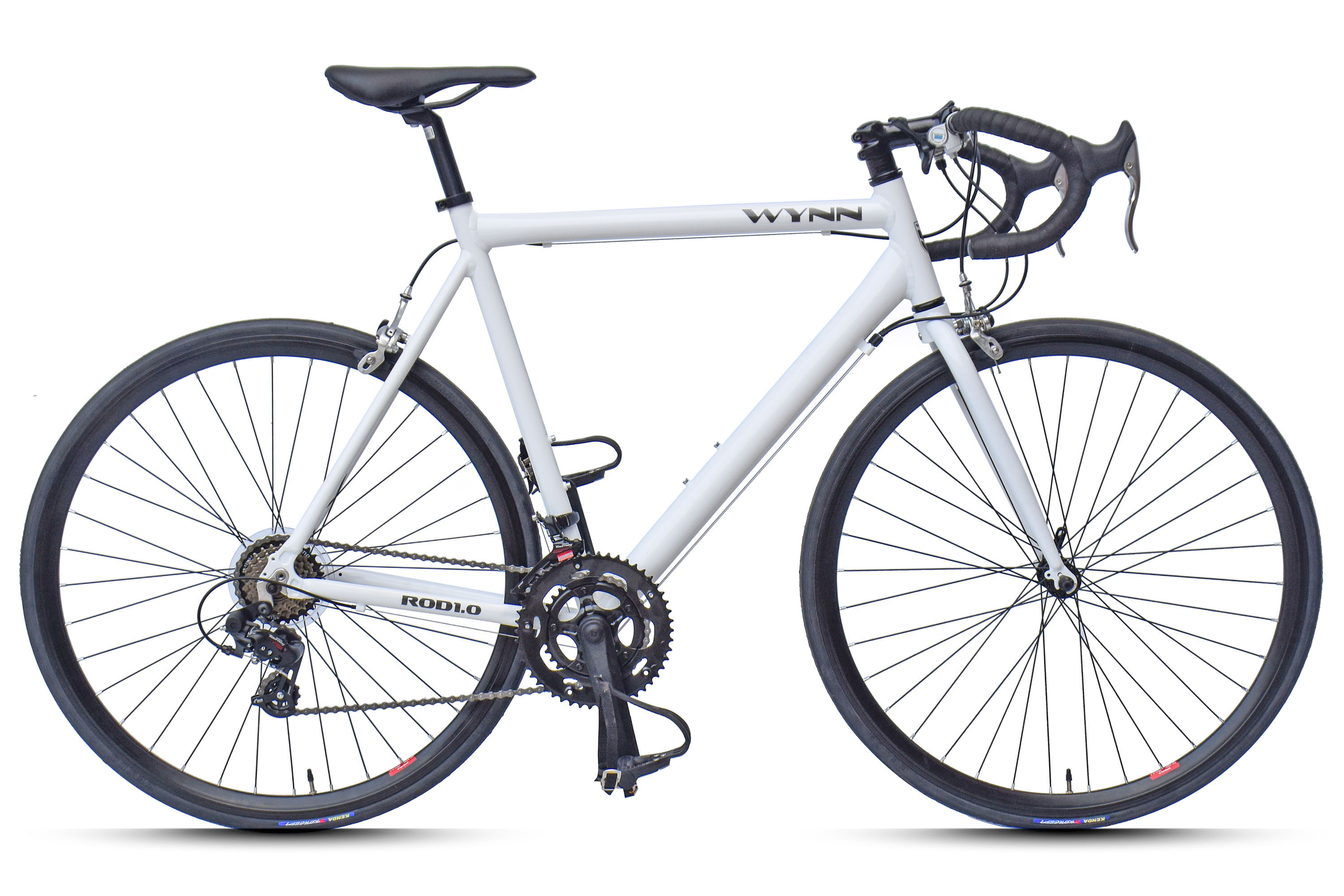 WYNN Rennrad 28 Zoll ROD1.0 wei&szlig; Rahmenh&ouml;he 58 cm 14 G&auml;nge – Bild 1