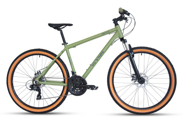 WYNN Mountainbike 27,5 Zoll HRT1.0 grün 21 Gänge mech. Scheibenbremse