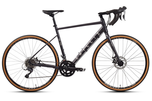 CHILLIZ gravel bike 28 inch GL.05 grey frame height 54 cm 16 gears mechanical disc brake