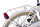 WYNN kids bike 24 inch KID1.0 white frame size 38 cm 6 gears V-brake