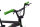 WYNN BMX Freestyle 20 inch XX1.2 black green frame size 28 cm muddy freestyle tires mag wheels V brake